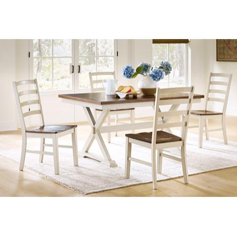 Signature Design by Ashley Brinfern PCD628-35 Rectangular Extendable Dining Table IMAGE 8