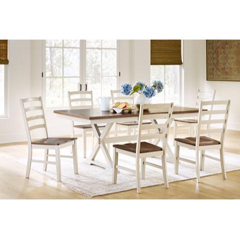 Signature Design by Ashley Brinfern PCD628-35 Rectangular Extendable Dining Table IMAGE 9