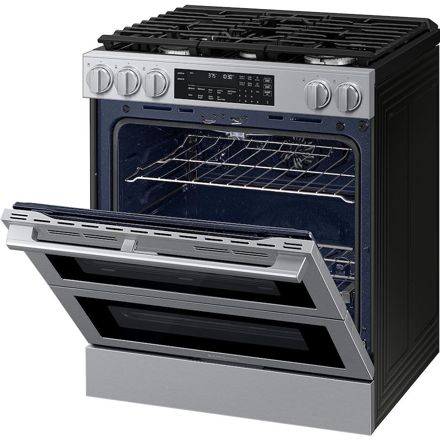 Samsung 30-inch, 6.0 cu. ft. Slide-in Gas Range with True Convection Technology NSG90H60DRAA IMAGE 7
