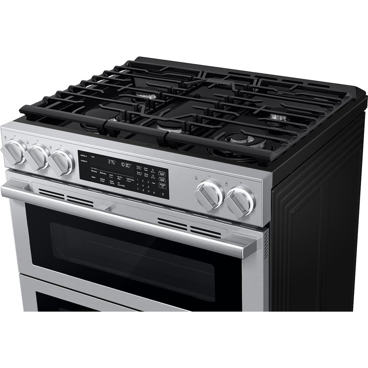 Samsung 30-inch, 6.0 cu. ft. Slide-in Gas Range with True Convection Technology NSG90H60DRAA IMAGE 9