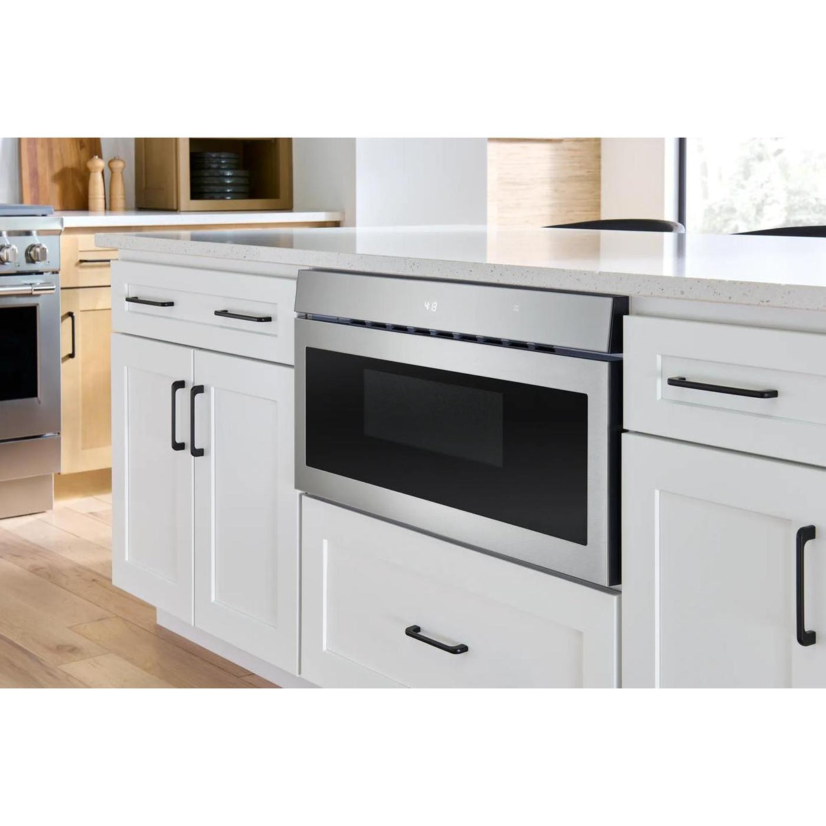 Frigidaire Professional 30-inch, 1.2 cu. ft. Built-In Drawer Microwave Oven with IllumiTouch™ Control Panel UMBW3011AS IMAGE 7