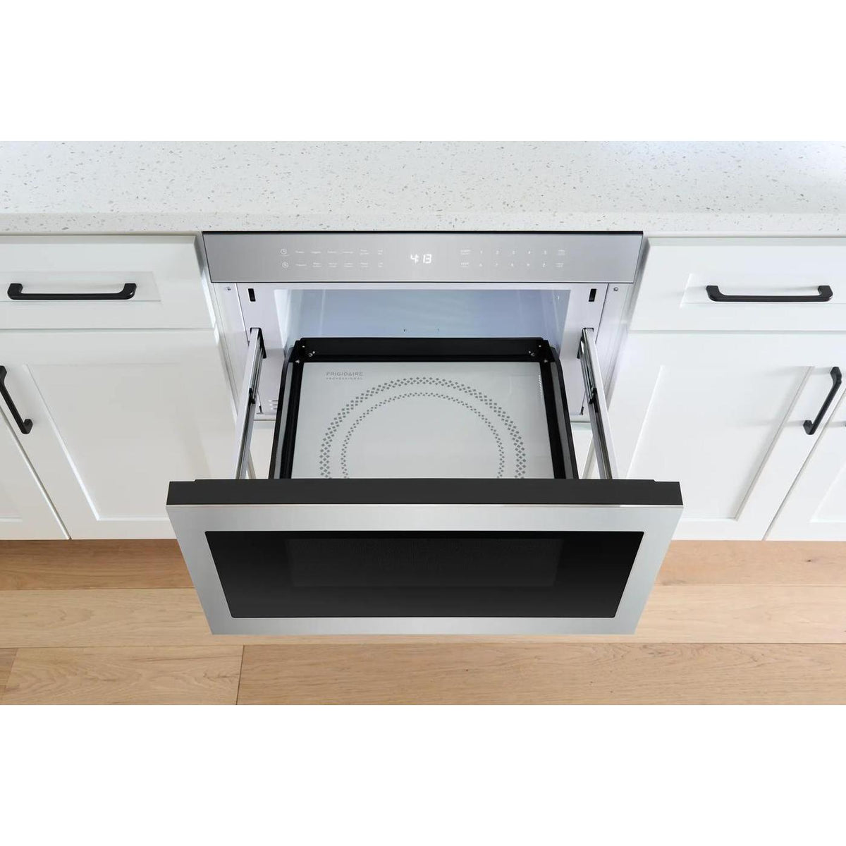 Frigidaire Professional 24-inch, 1.2 cu. ft. Built-In Drawer Microwave Oven with IllumiTouch™ Control Panel UMBW2411AS IMAGE 9