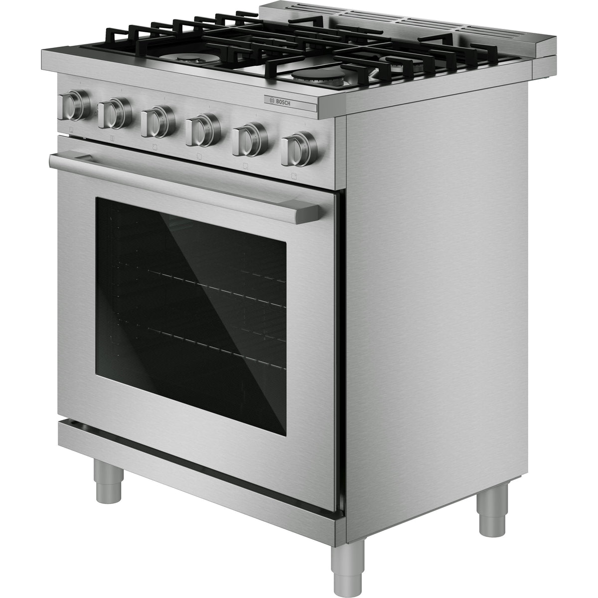 Bosch 500 Series 30-inch Freestanding Gas Range with Double Ring Burner HGS5057UC IMAGE 4