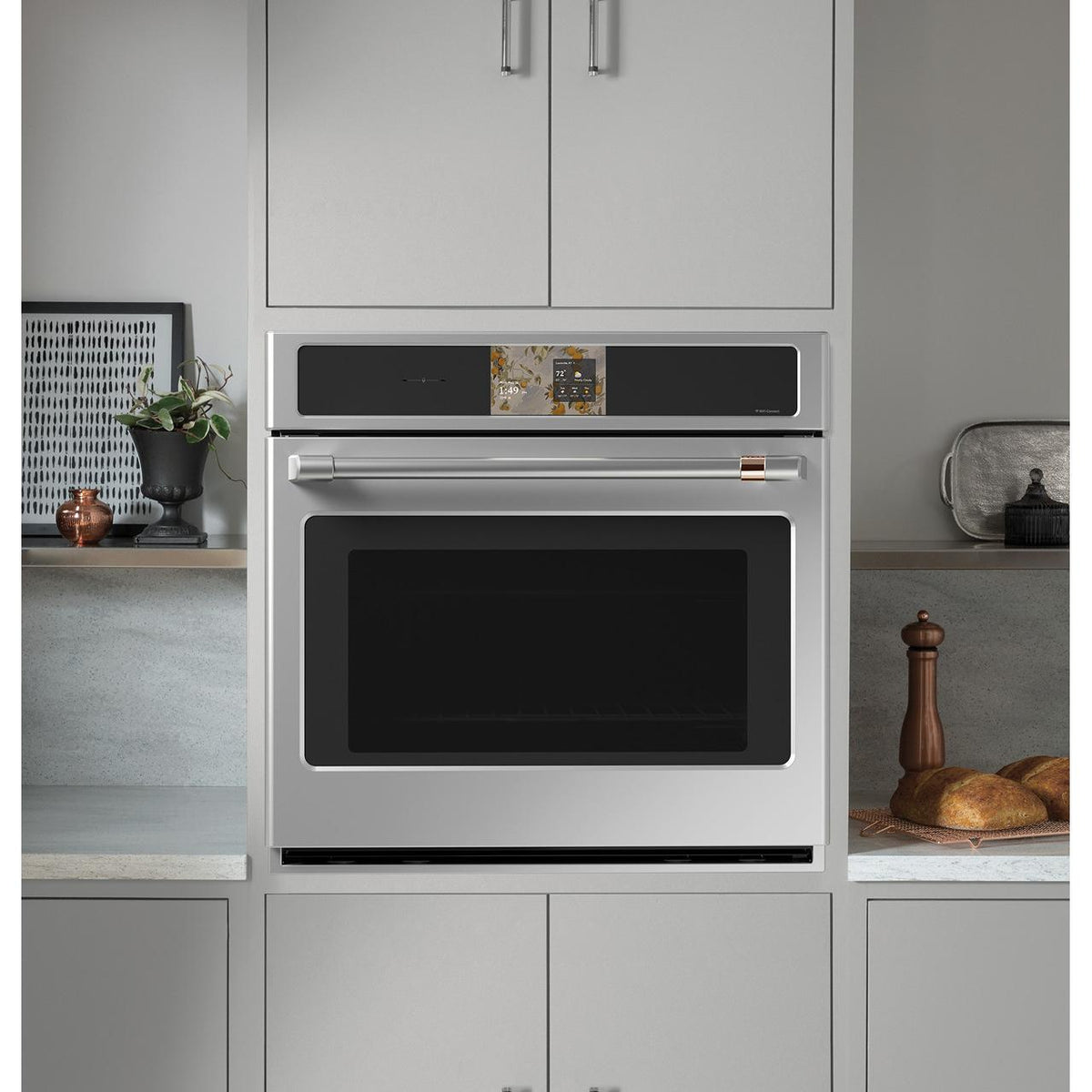 Café 30-inch, 5.0 cu. ft. Built-in Single Wall Oven with True European Convection CTS90DP2ZS1 IMAGE 4