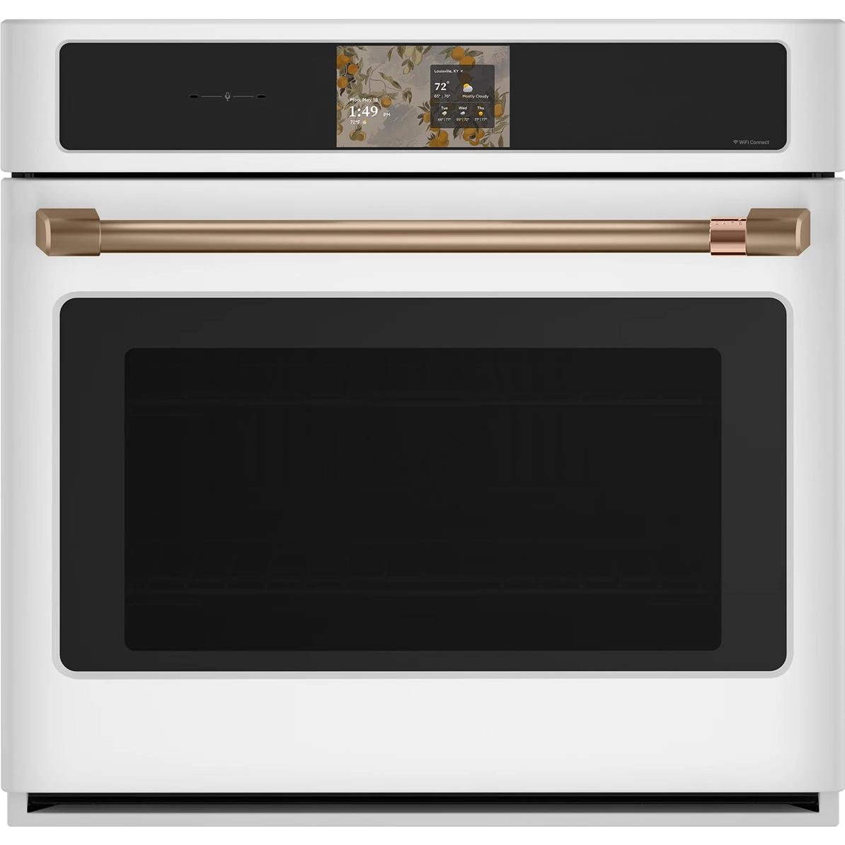 Café 30-inch, 5.0 cu. ft. Built-in Single Wall Oven with True European Convection CTS90DP4ZW2 IMAGE 1