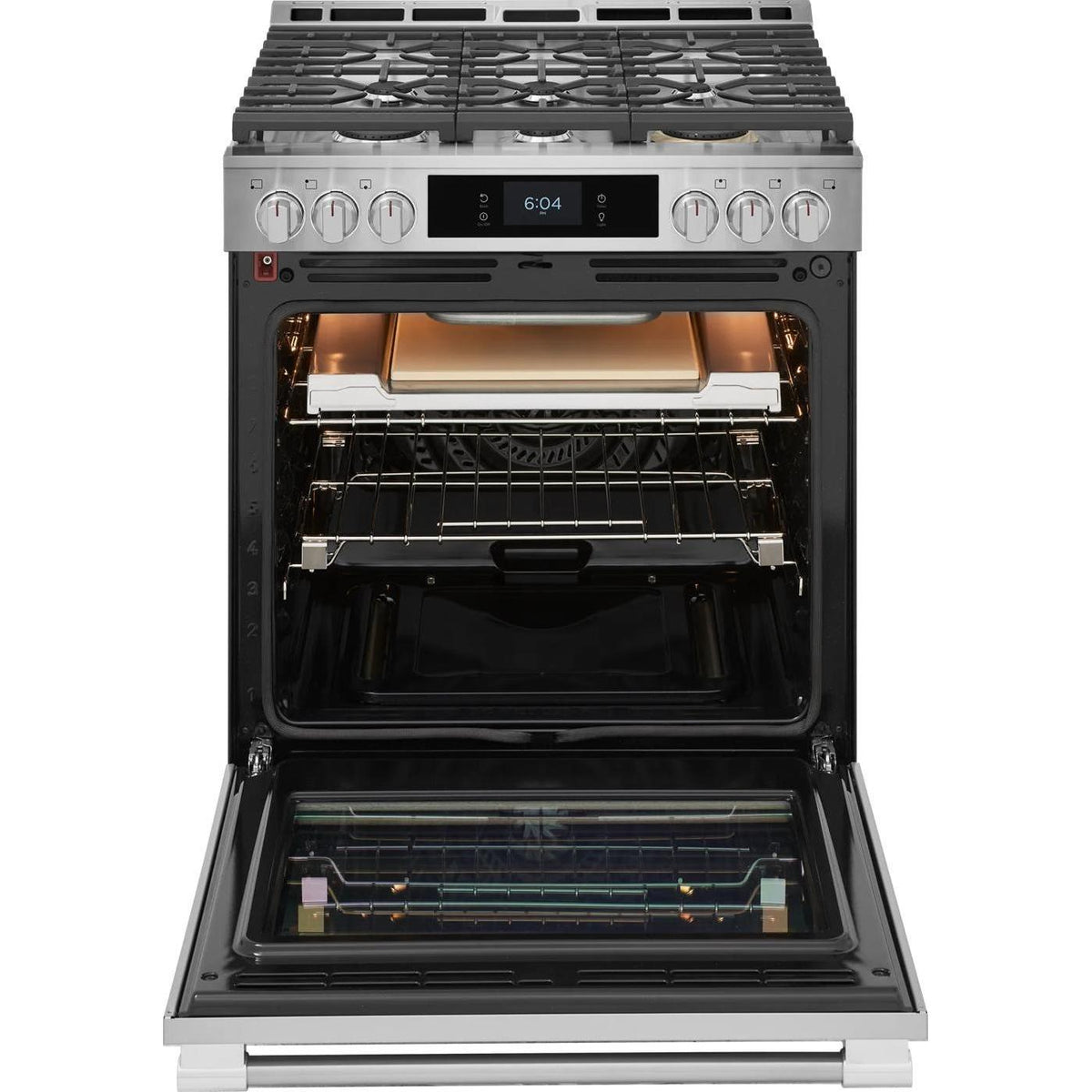 Frigidaire Professional 30-inch Gas Range with Stone-Baked Pizza PCFG3085BF IMAGE 4