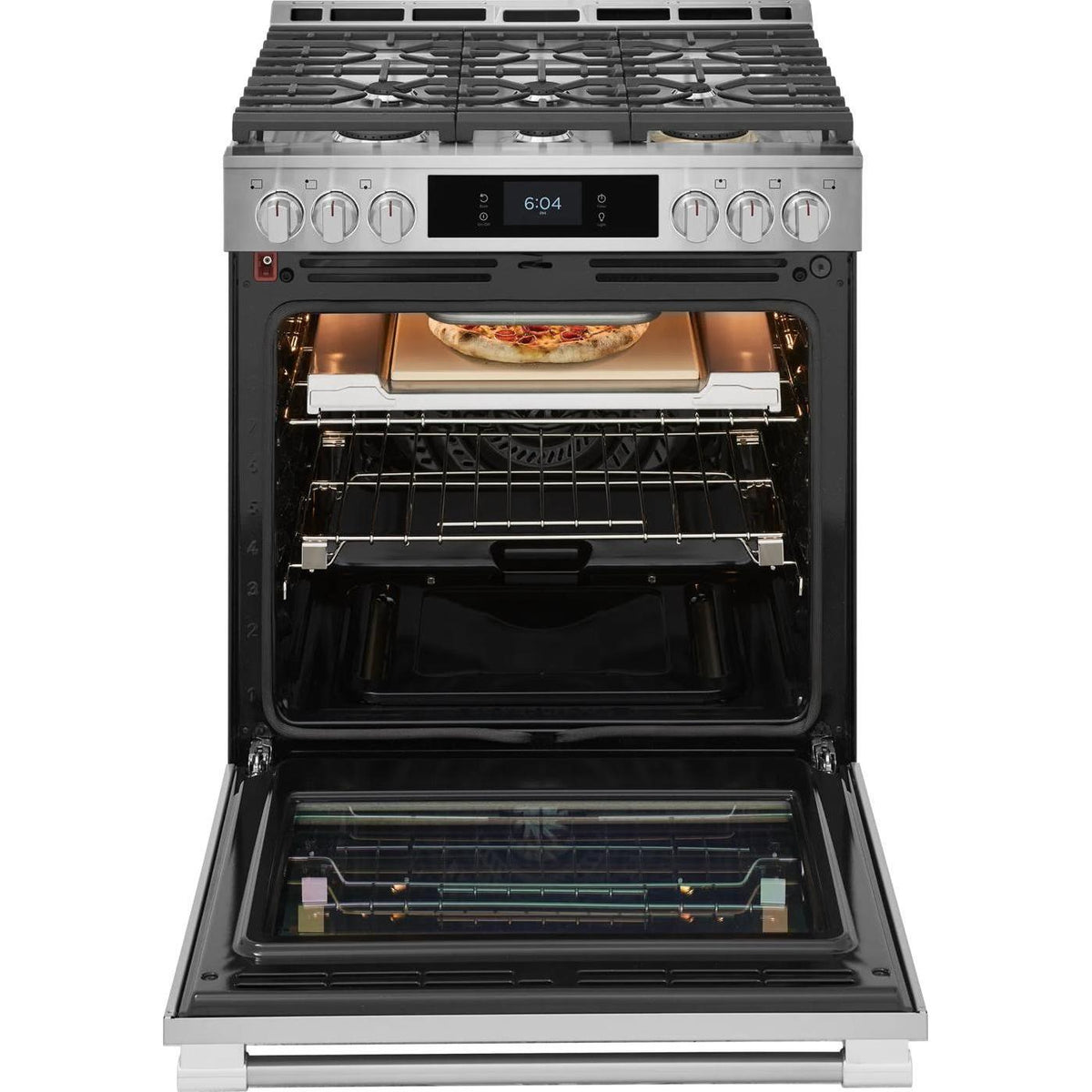 Frigidaire Professional 30-inch Gas Range with Stone-Baked Pizza PCFG3085BF IMAGE 5