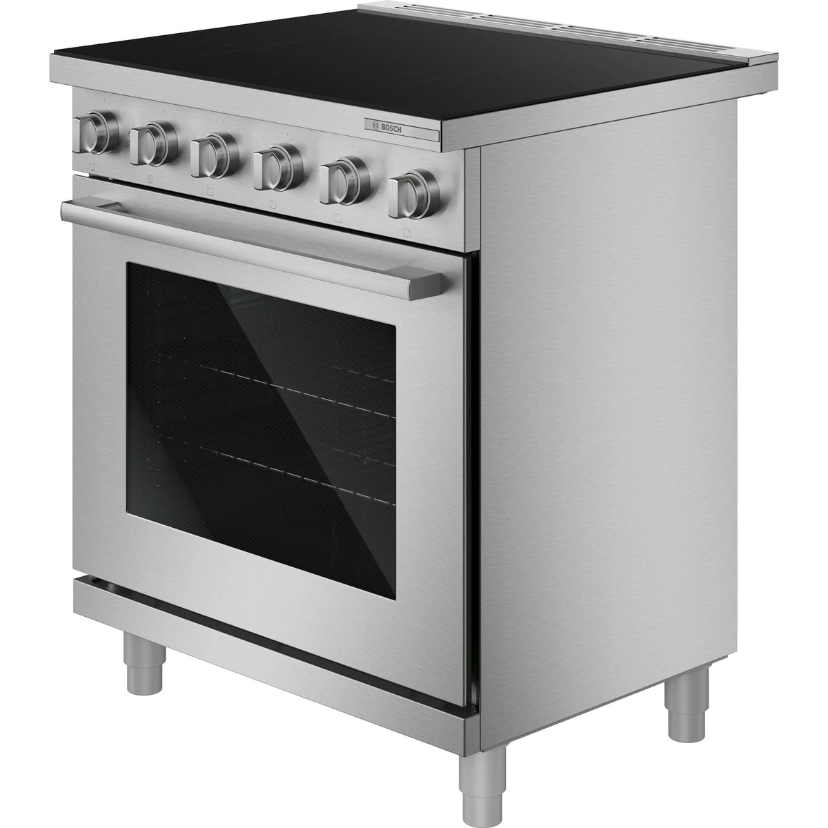 Bosch 500 Series 30-inch Freestanding Induction Range with 4 Elements HIS5057C IMAGE 4