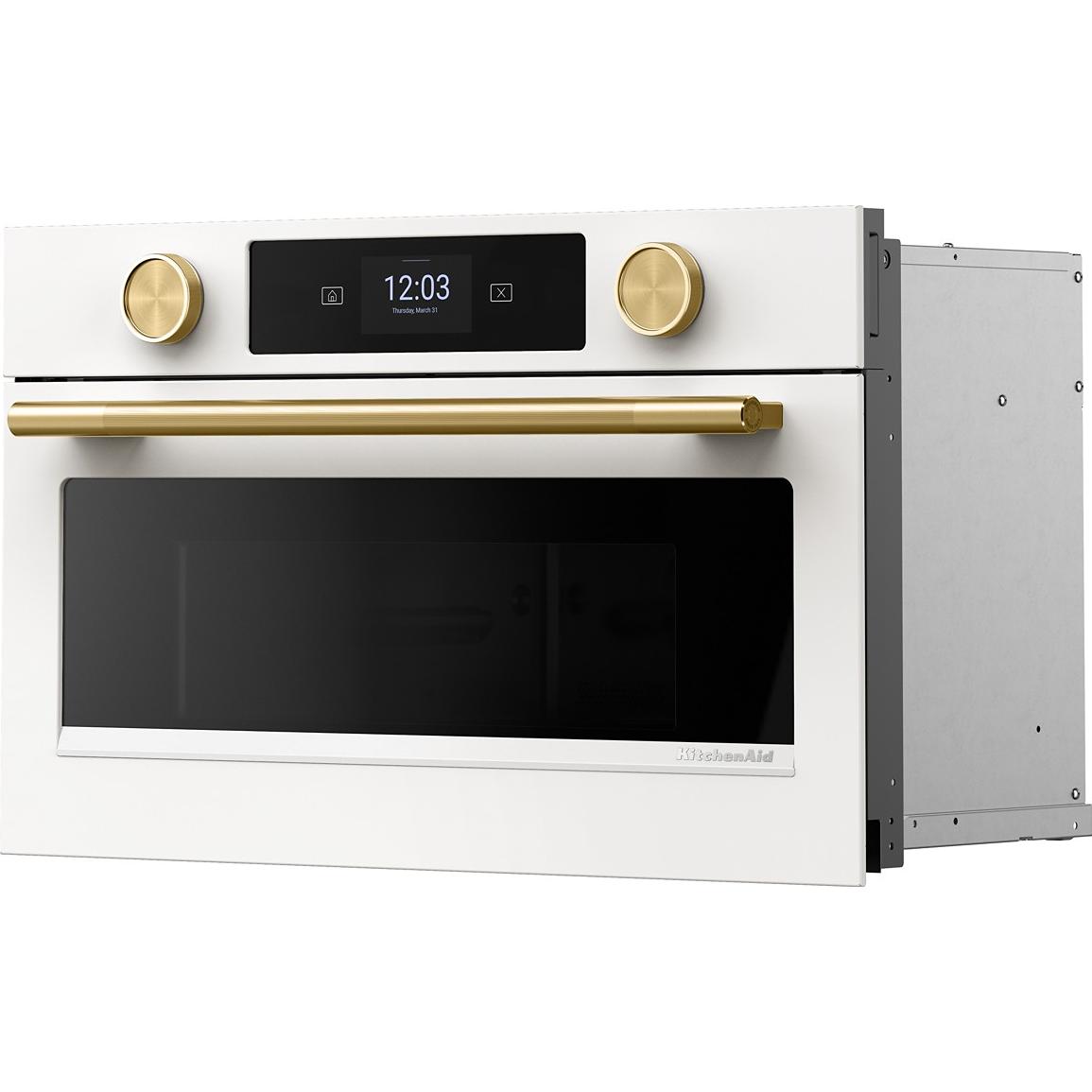 KitchenAid 30-inch Built-in Microwave Oven with Convection Technology KMBS730SPL IMAGE 4