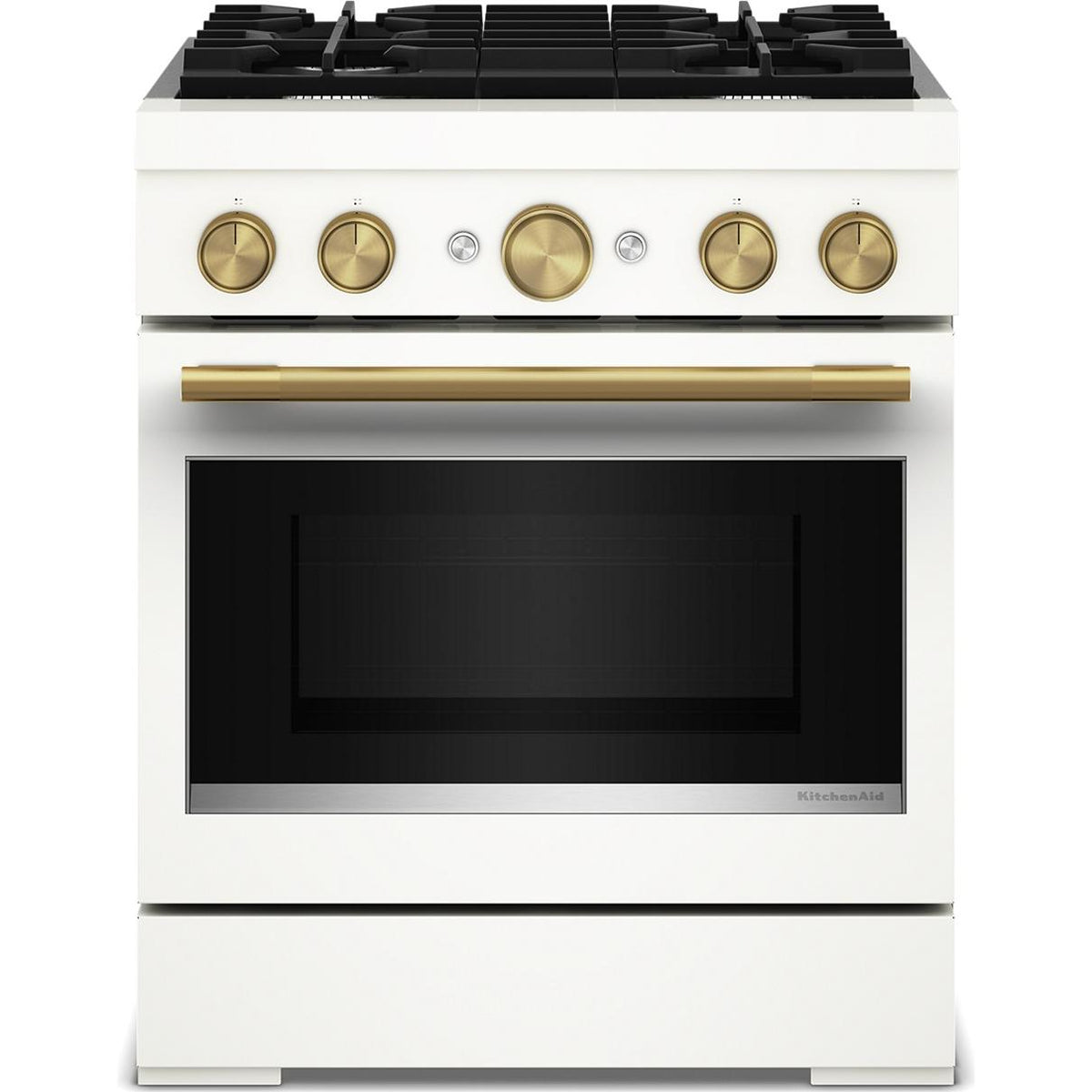KitchenAid 30-inch, 4.1 cu. ft. Freestanding Commercial-Style Dual-Fuel Range KFDS930SPL IMAGE 1