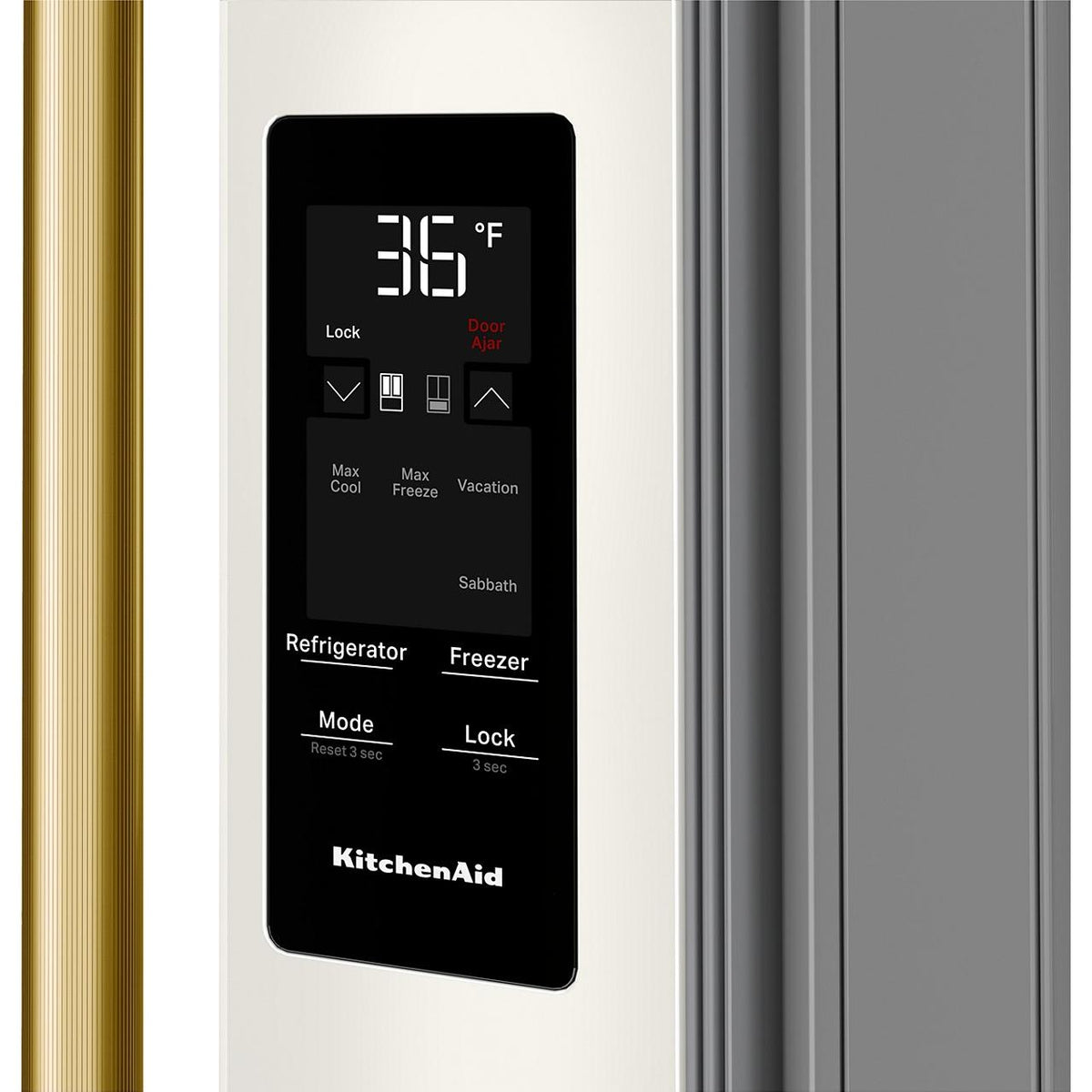 KitchenAid 36-inch, 30 cu. ft. French 3-Door Refrigerator with Water and Ice Dispensing System KRFF436SPL IMAGE 8