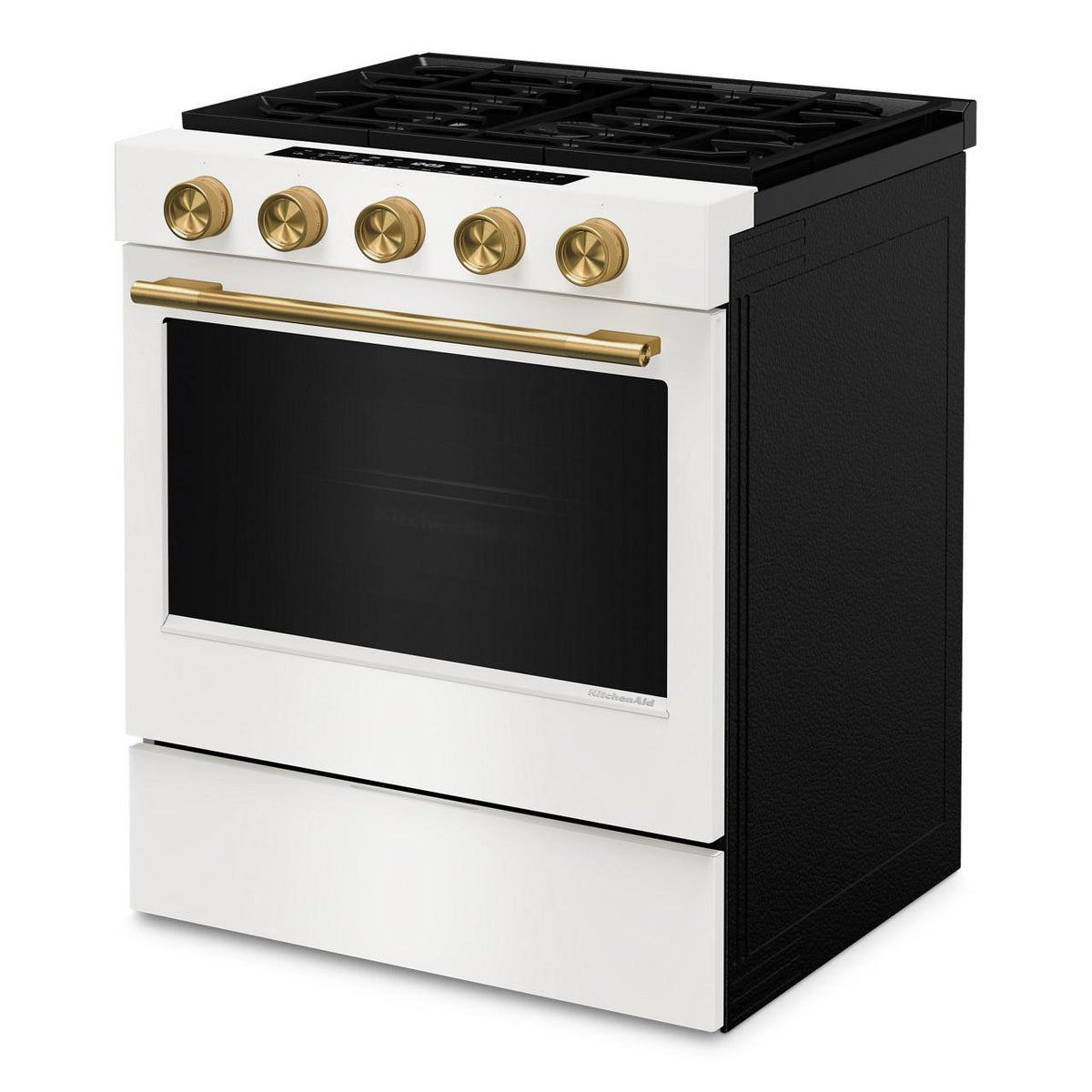 KitchenAid 30-inch Smart Slide-in Gas Range with Convection Cooking Modes and 2-in-1 Burner KSGS530SPL IMAGE 5