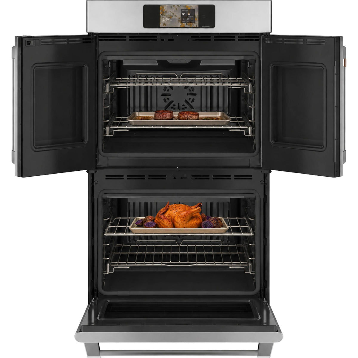 Café 30-inch, 10.0 cu. ft. Built-in Double Wall Oven with True European Convection CTD90FP2ZS1 IMAGE 3