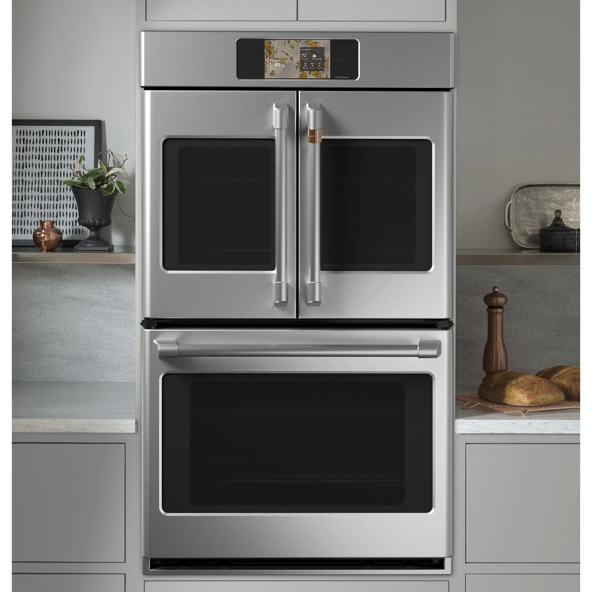 Café 30-inch, 10.0 cu. ft. Built-in Double Wall Oven with True European Convection CTD90FP2ZS1 IMAGE 4