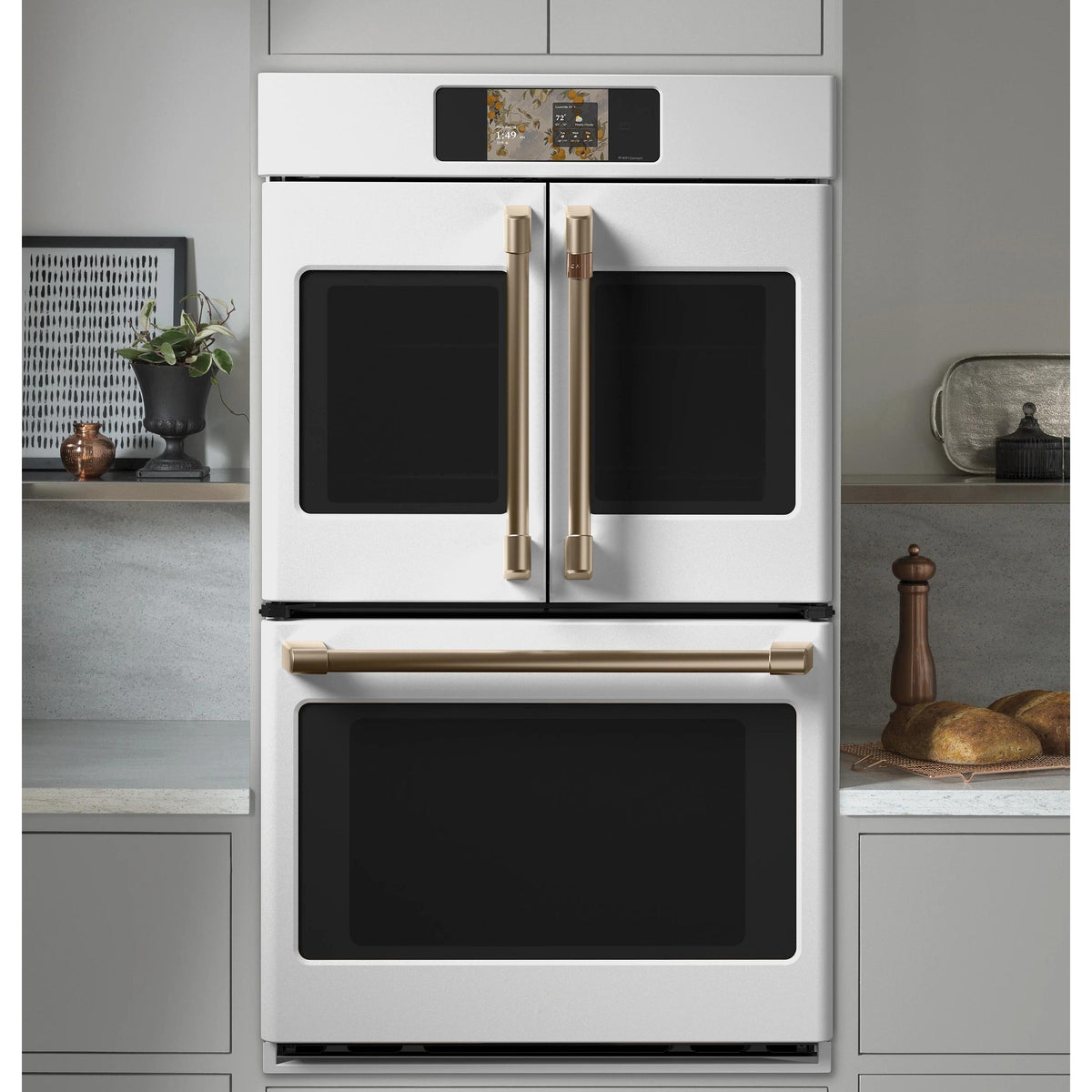 Café 30-inch, 10.0 cu. ft. Built-in Double Wall Oven with True European Convection CTD90FP4ZW2 IMAGE 4