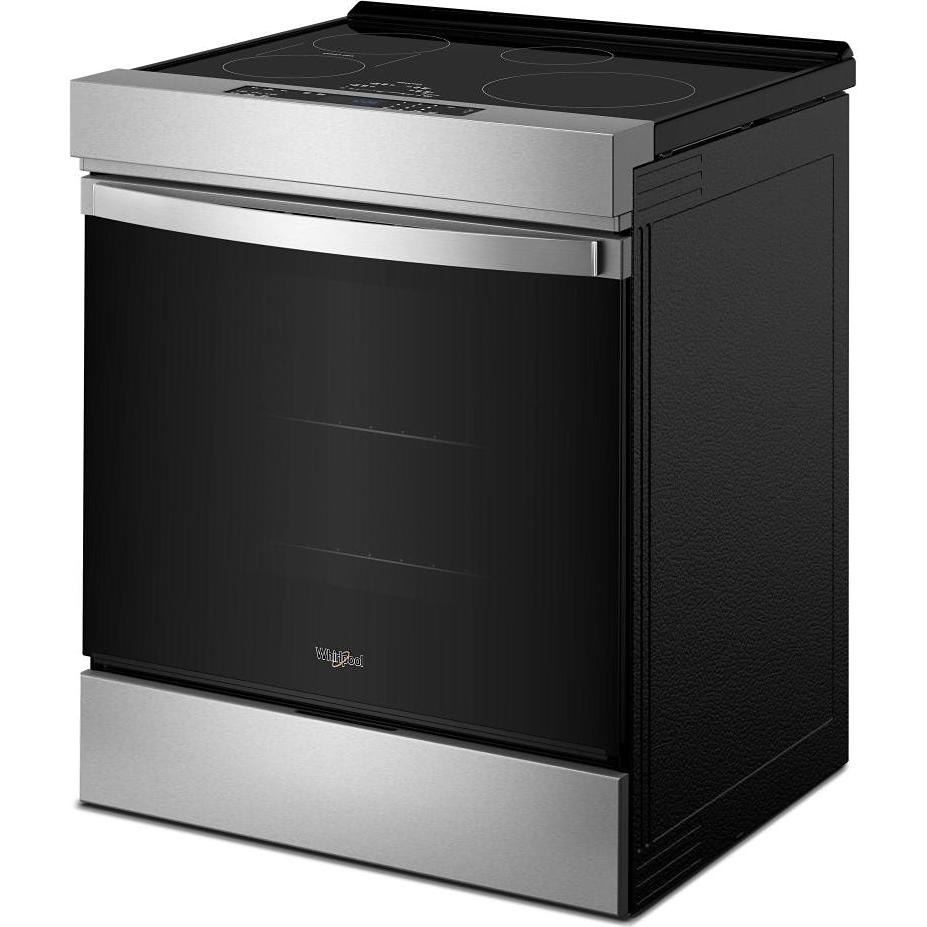 Whirlpool 30-inch Slide-in Induction Range with True Convection Advanced Air Cooking Technology WSIS5030TZ IMAGE 4