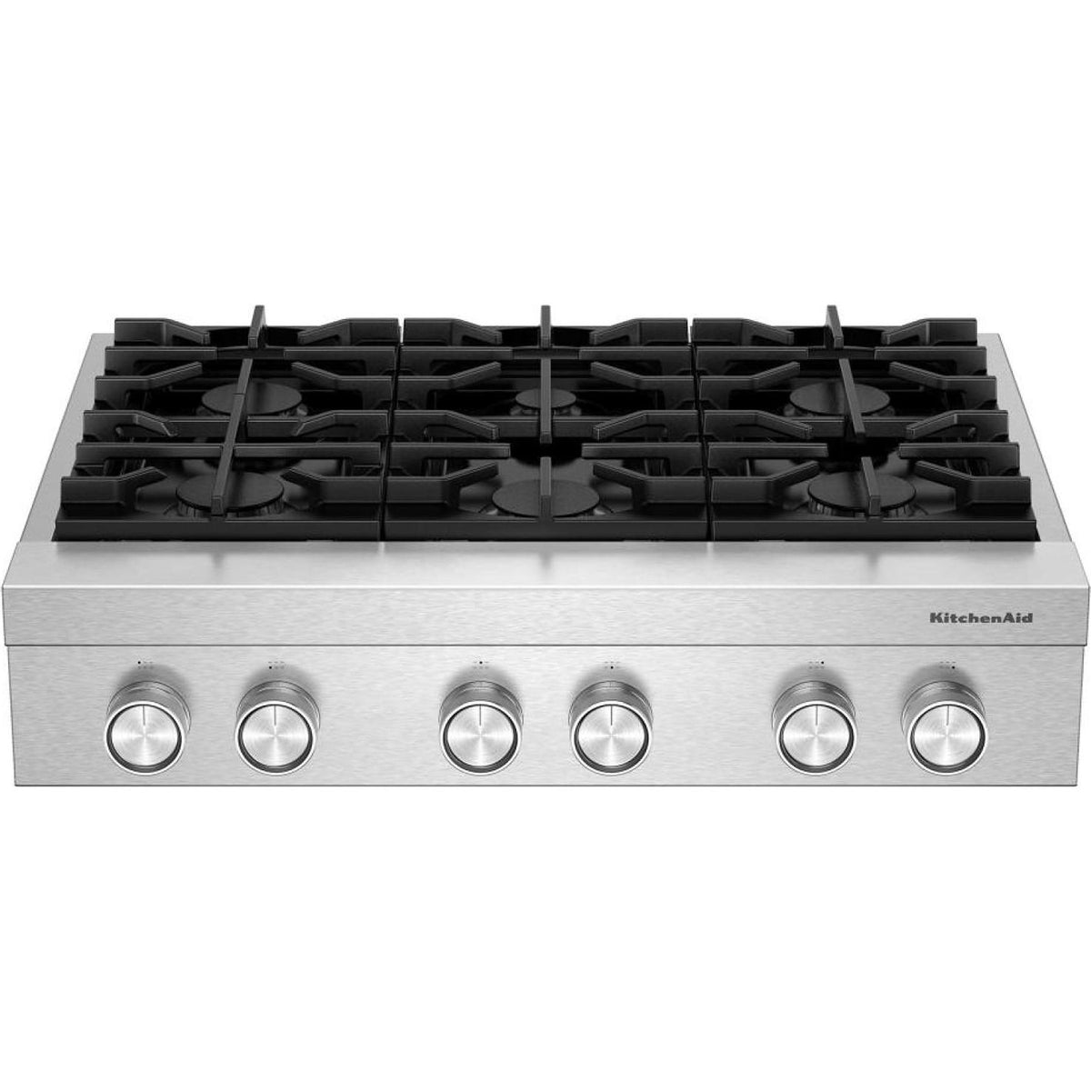 KitchenAid 36-inch Gas Rangetop KCGK936TSS IMAGE 1
