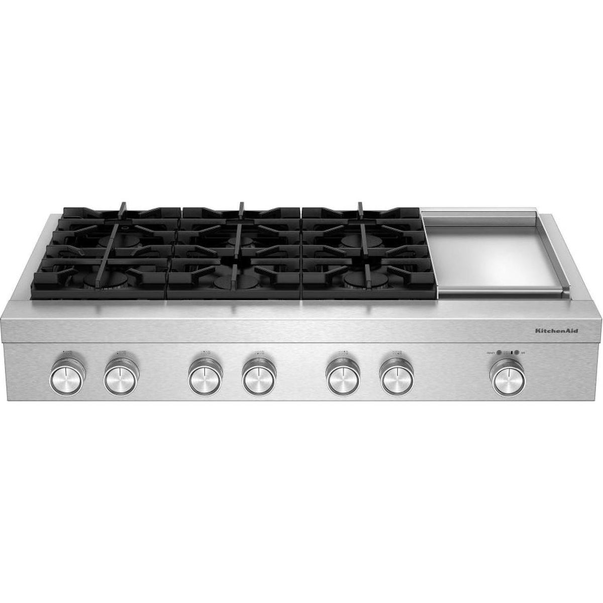 KitchenAid 48-inch Gas Rangetop with Electric Griddle KCGK948TSS IMAGE 7