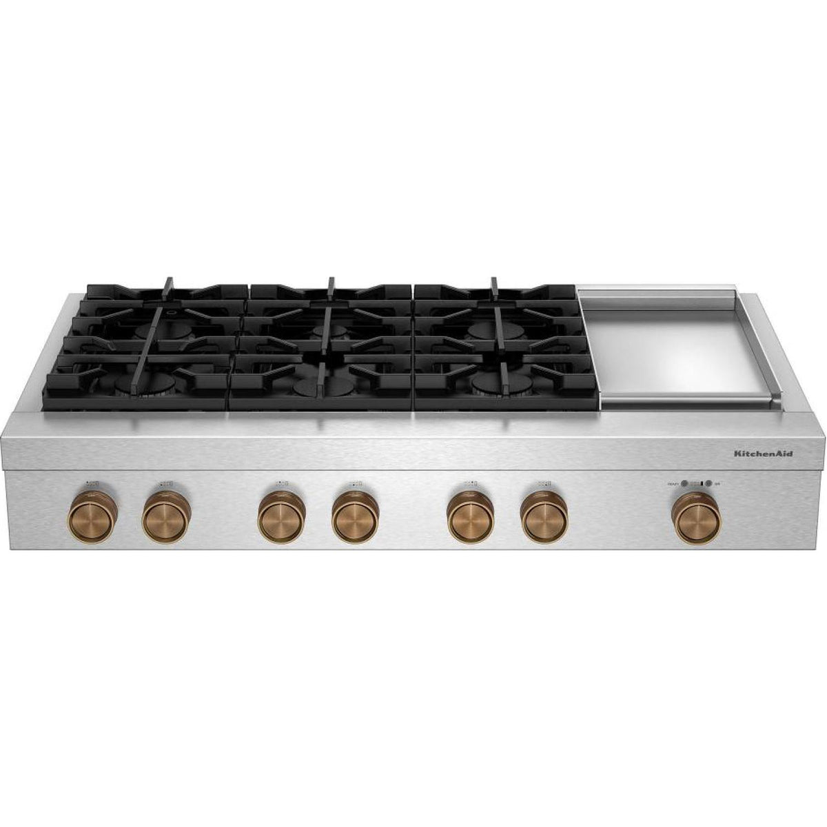 KitchenAid 48-inch Gas Rangetop with Electric Griddle KCGK948TSS IMAGE 8