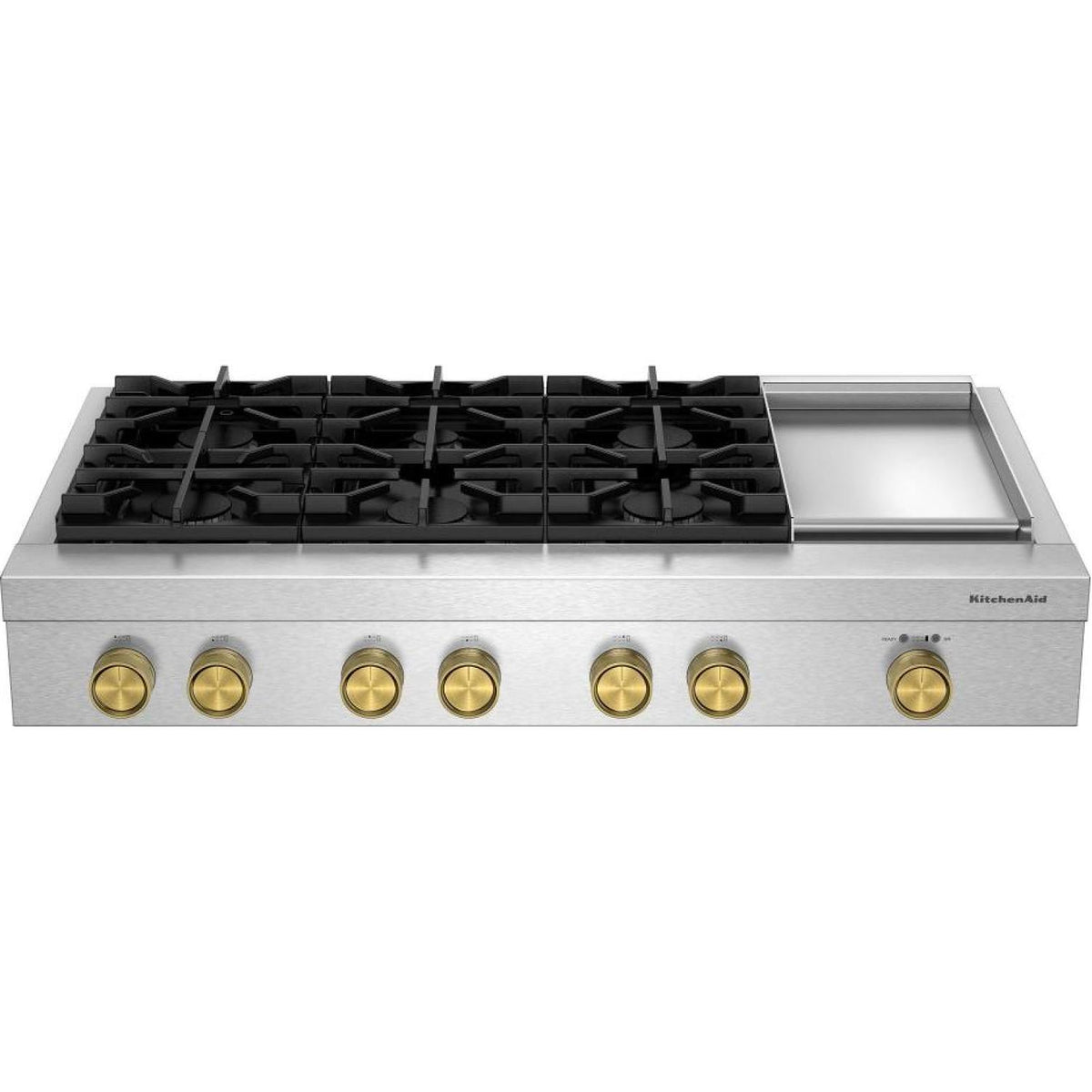 KitchenAid 48-inch Gas Rangetop with Electric Griddle KCGK948TSS IMAGE 9