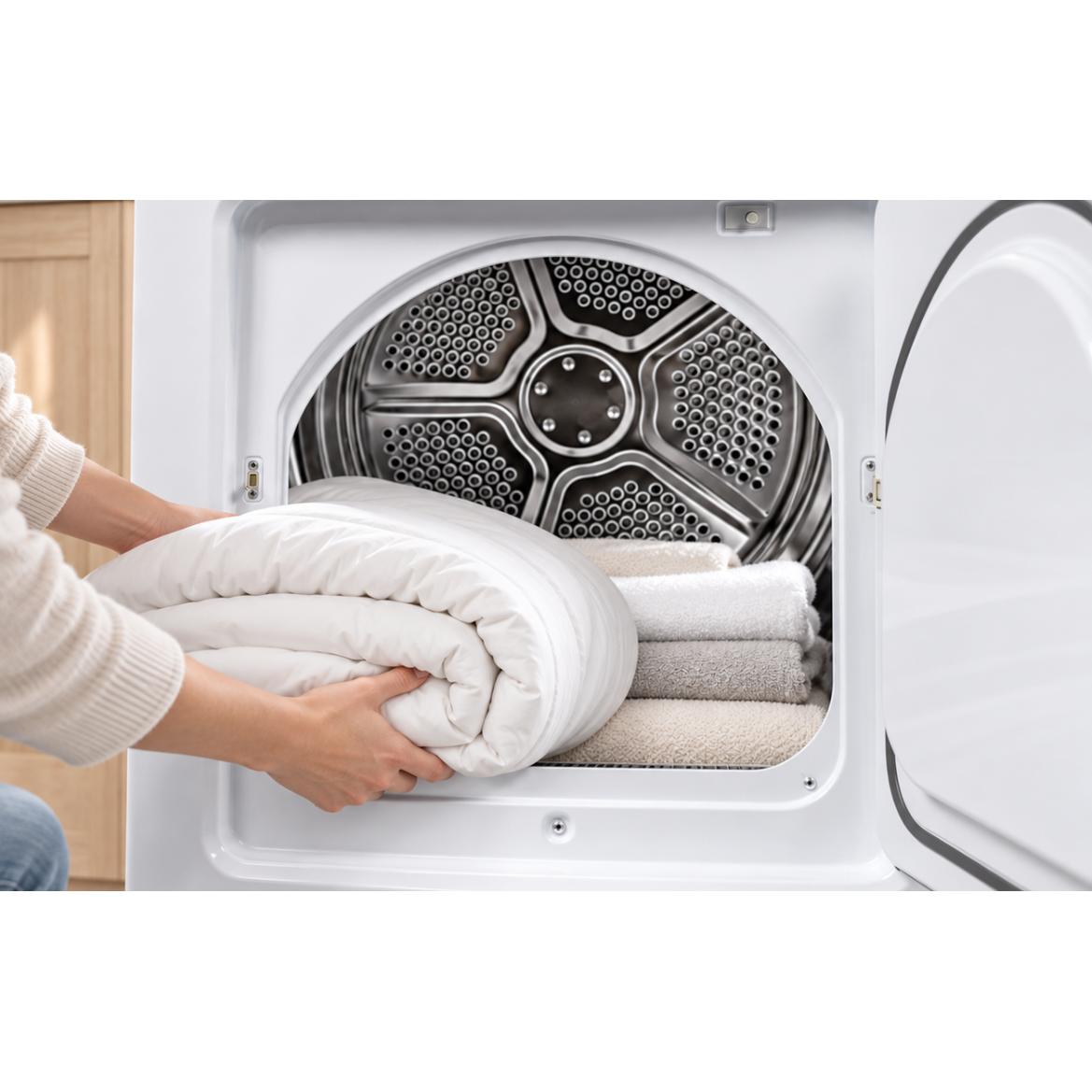 Midea 4.7 cu. ft. Electric Dryer with Sensor Dry MLTE47A4BWW IMAGE 9