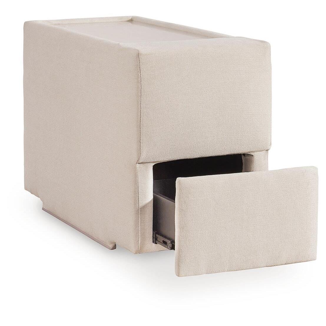 Signature Design by Ashley® Modmax 92103U12 4 pc Sectional and Ottoman - Oyster IMAGE 4