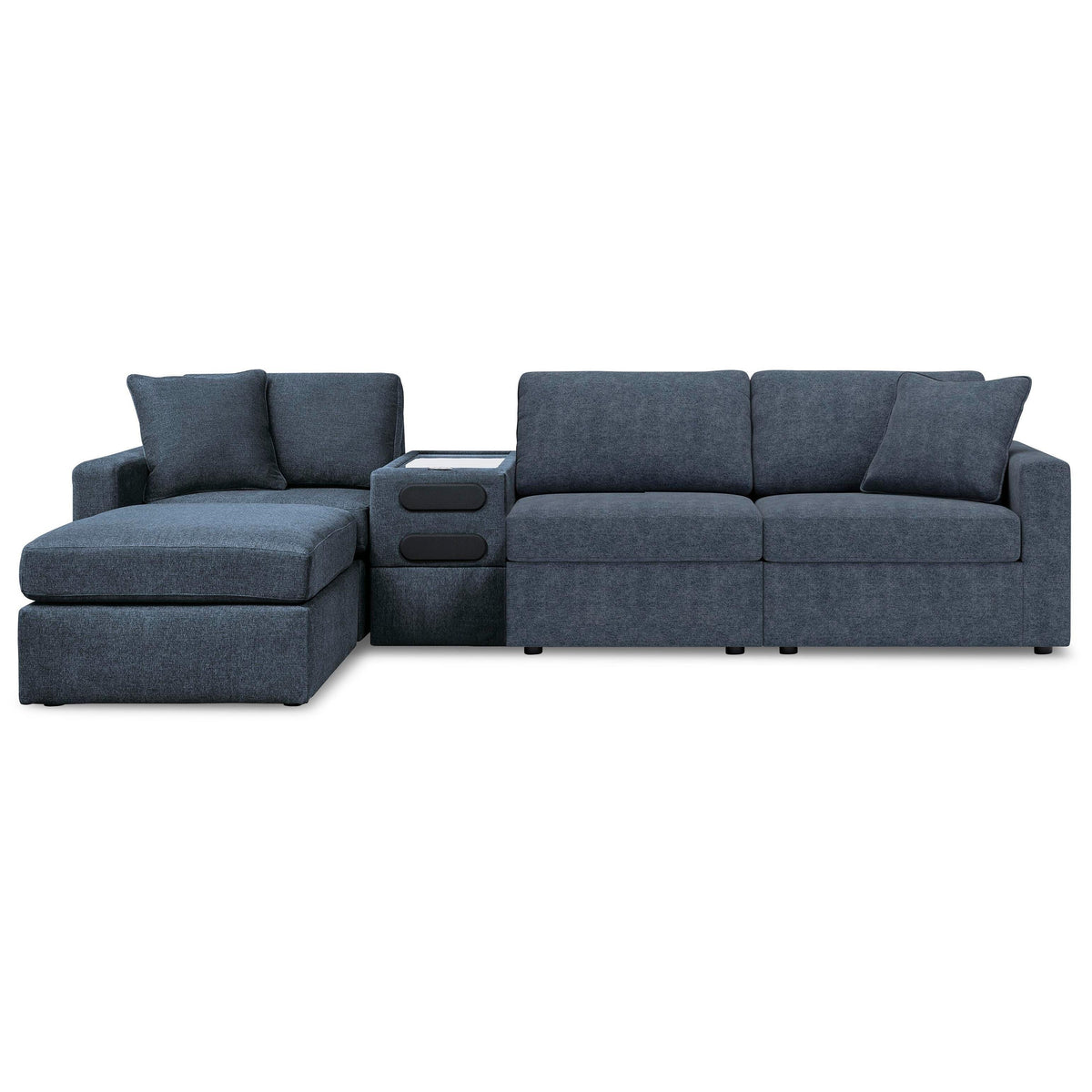 Signature Design by Ashley® Modmax 92121U11 4 pc Sectional and Ottoman - Ink IMAGE 1