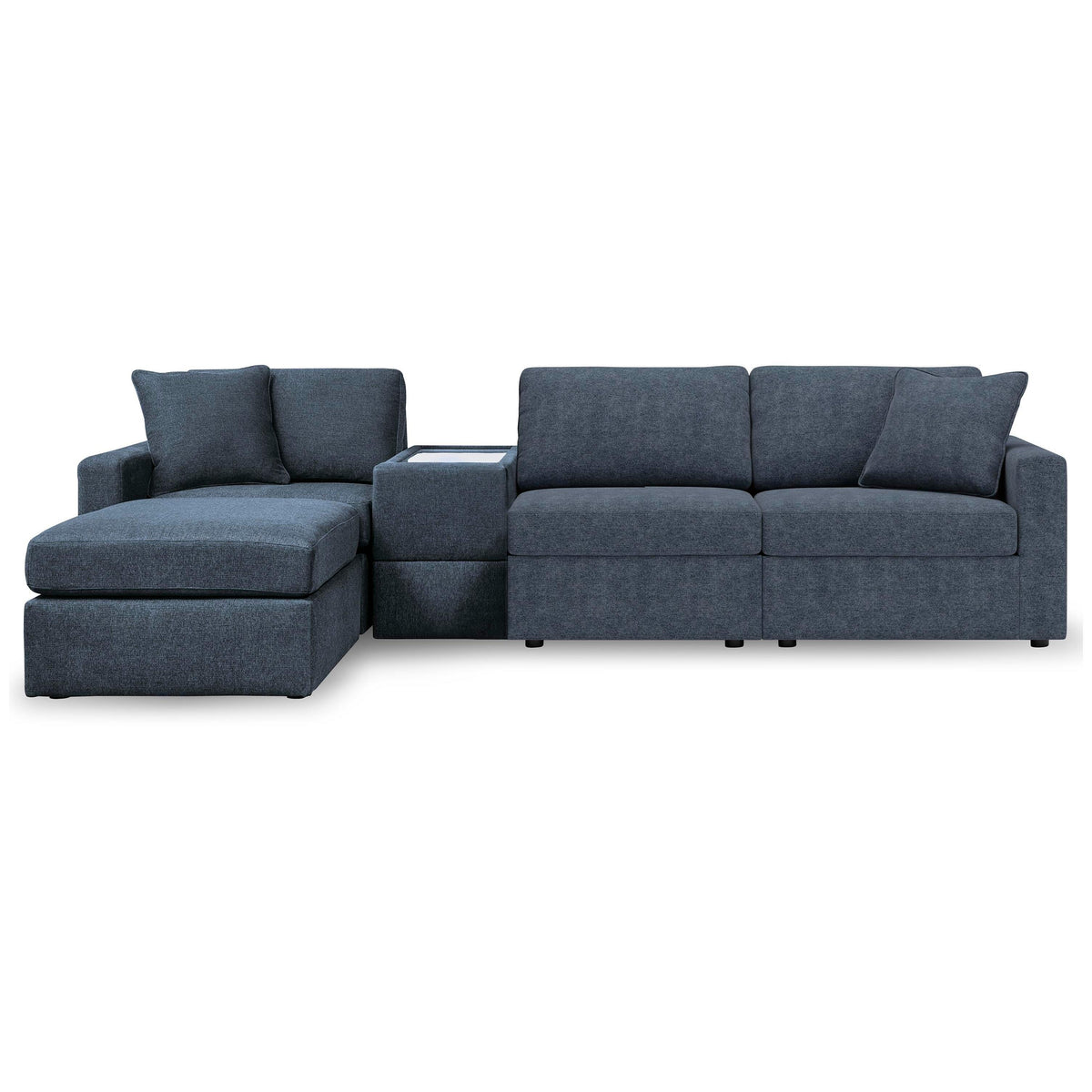 Signature Design by Ashley® Modmax 92121U12 4 pc Sectional and Ottoman - Ink IMAGE 1