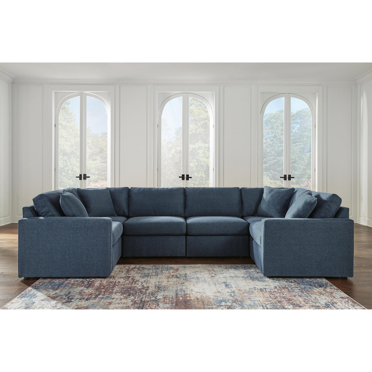 Signature Design by Ashley® Modmax 92121U18 6 pc Sectional and Ottoman - Ink IMAGE 2