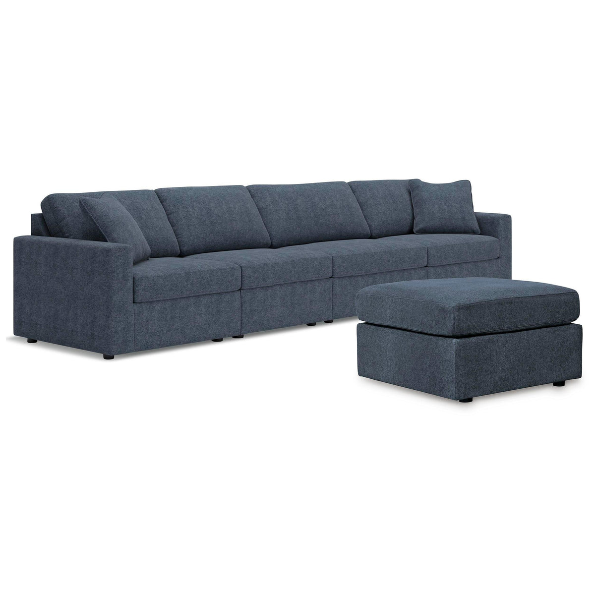 Signature Design by Ashley® Modmax 92121U2 4 pc Sectional and Ottoman - Ink IMAGE 1