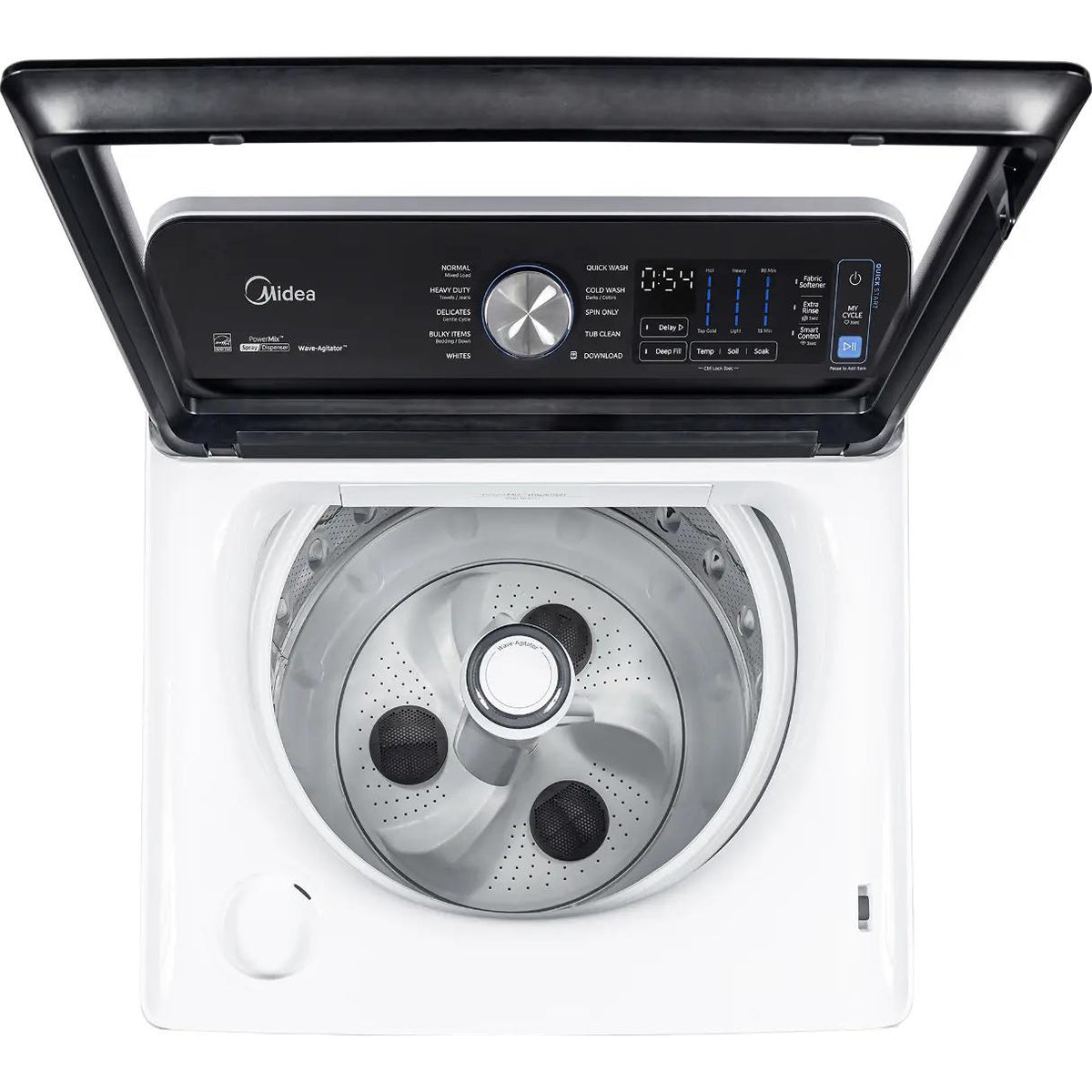 Midea 5.1 cu. ft. Top Loading Washer with PowerMix™ Spray MLTW51A5CWW IMAGE 4