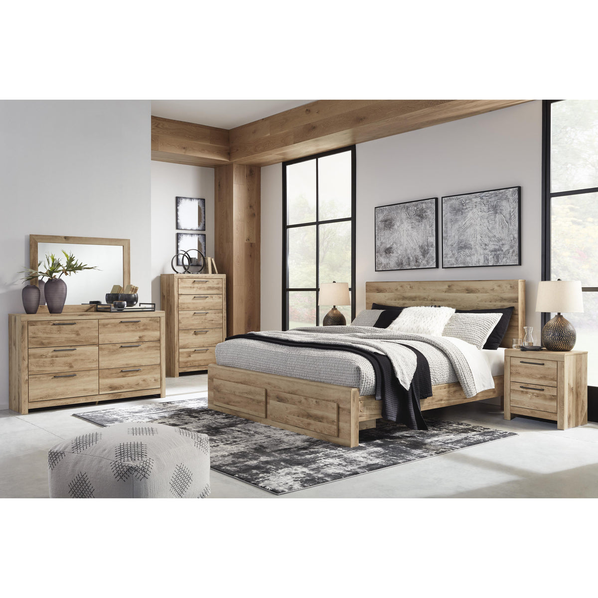 Signature Design by Ashley Hyanna Queen Panel Bed with Storage B100-13/B1050-54SCI/B1050-57CI/B1050-95CI IMAGE 6