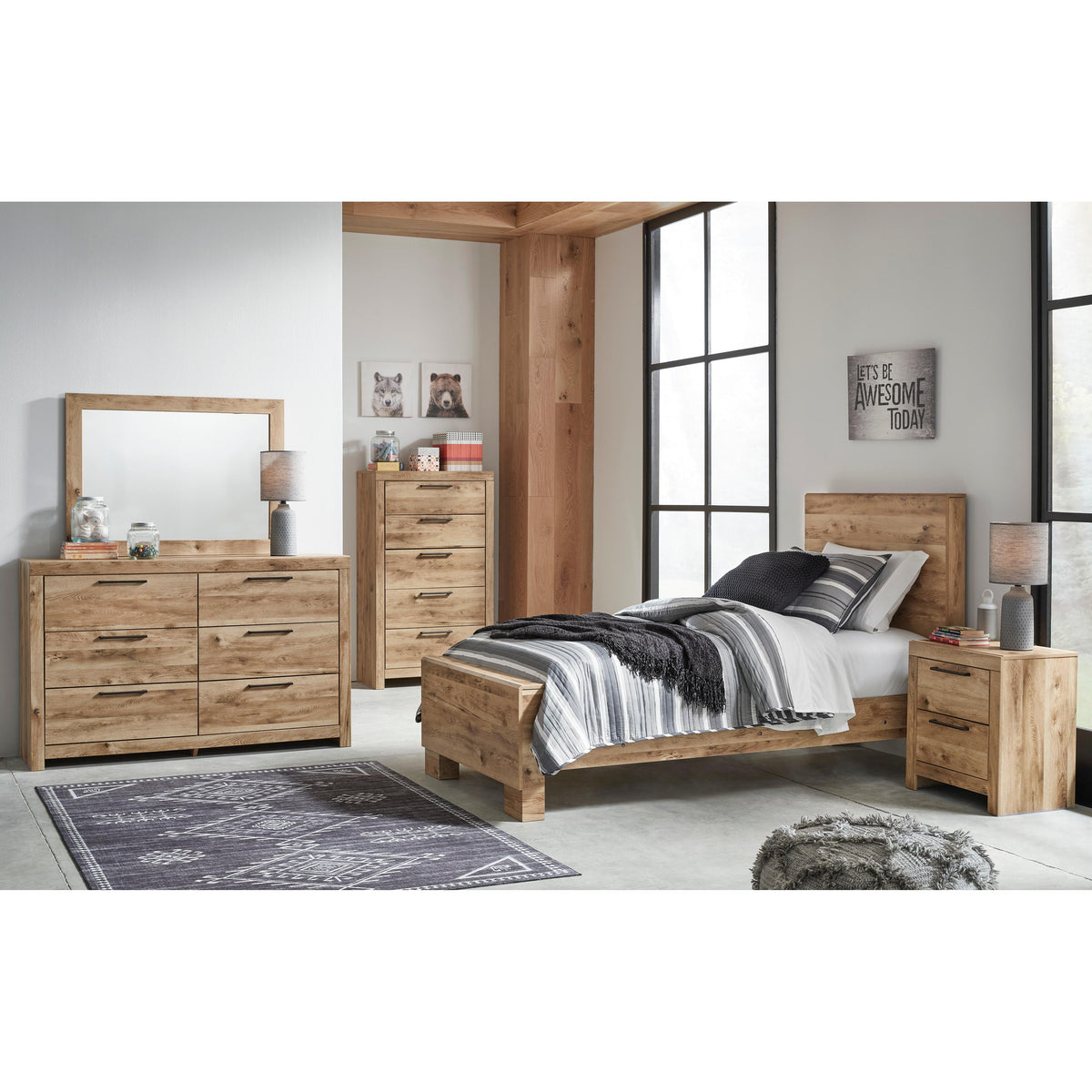 Signature Design by Ashley Hyanna Twin Panel Bed B1050-52CI/B1050-53CI/B1050-83CI IMAGE 6