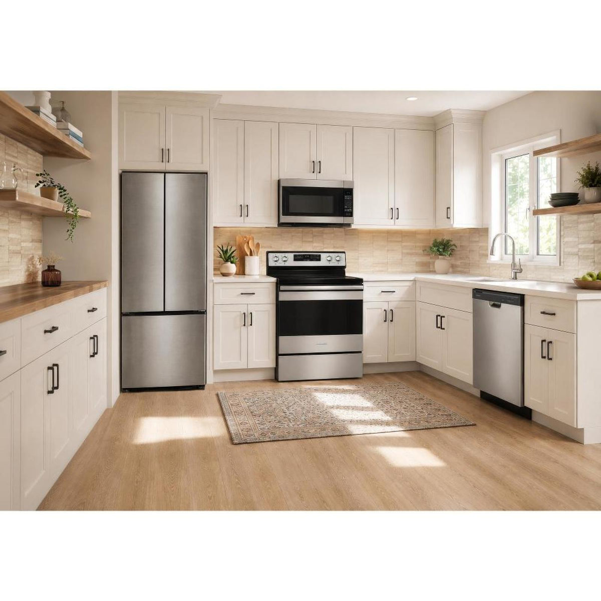 Amana 28-inch, 16 cu. ft. Counter-Depth Freestanding French 3-Door Refrigerator ARFC3129TZ IMAGE 3