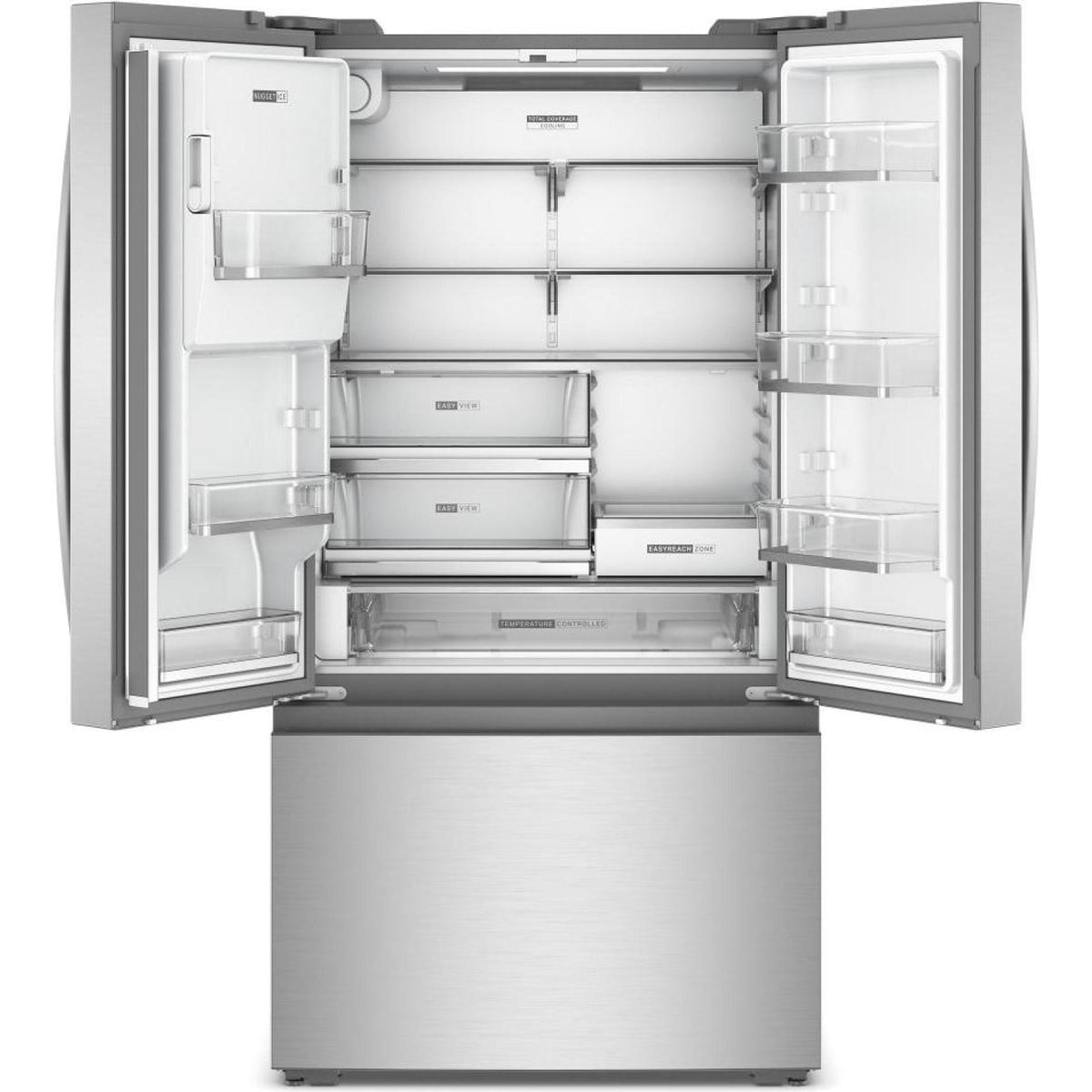 Whirlpool 36-inch, 23.4 cu. ft. Counter-Depth Freestanding French 3-Door Refrigerator with Nugget Ice WRFC7436TZ IMAGE 2