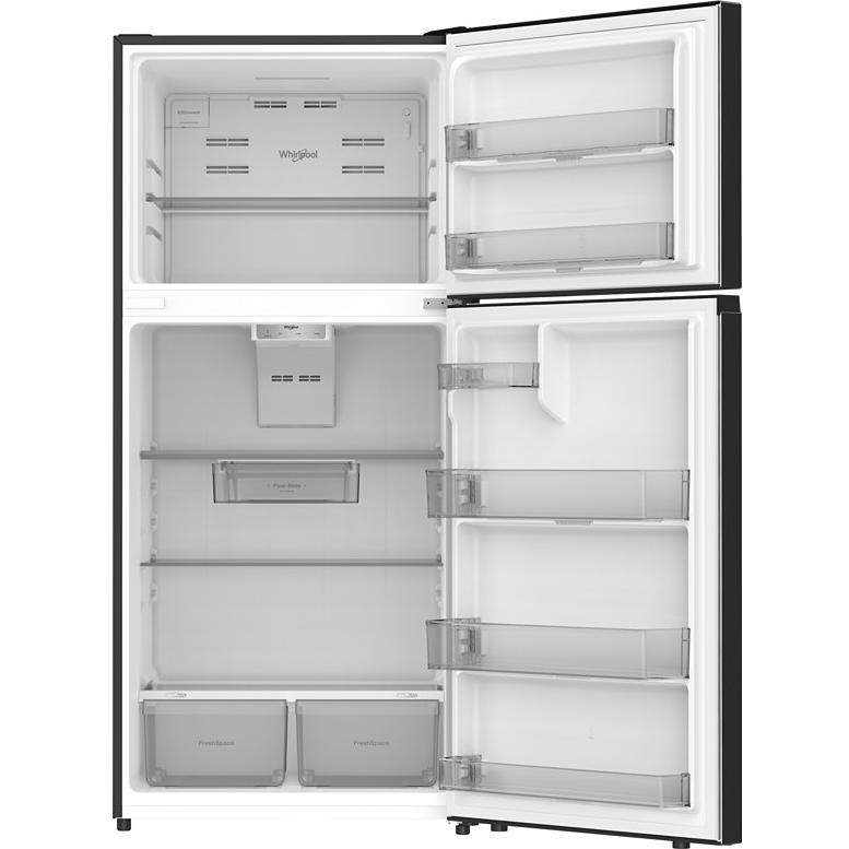 Whirlpool 30-inch, 18.2 cu. ft. Freestanding Top Freezer Refrigerator WRTX4418TB IMAGE 2