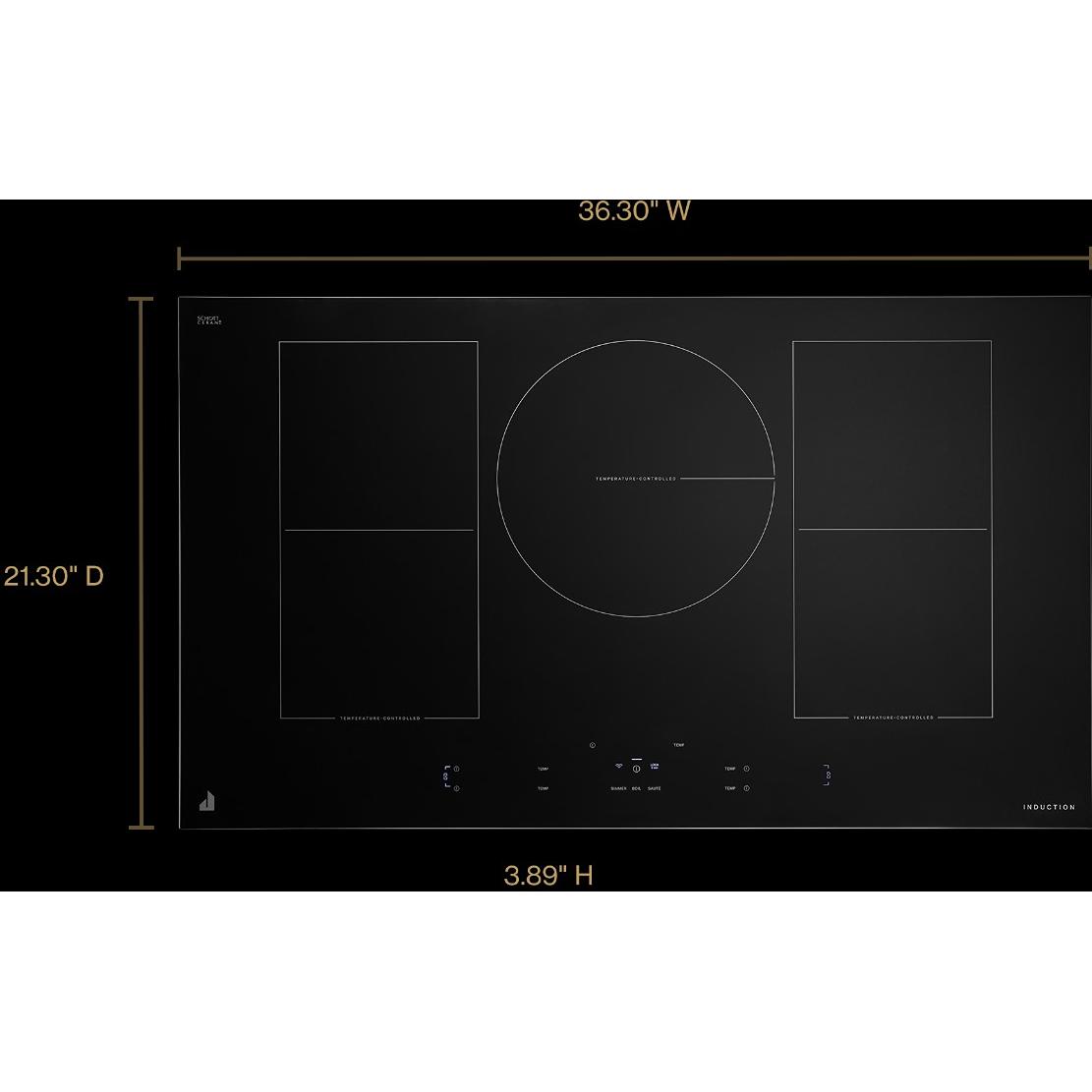 JennAir 36-inch Built-in Induction Cooktop JICT736TMB IMAGE 5