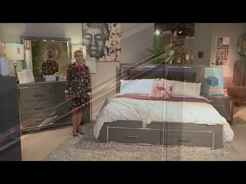 Signature Design by Ashley Lodanna Queen Panel Bed with Storage B214-57/B214-54S/B214-96 EXTERNAL_VIDEO 2