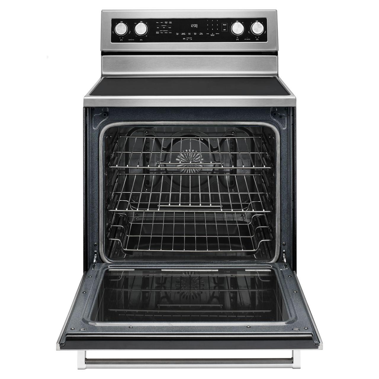 KitchenAid 30-inch Freestanding Electric Range YKFEG500ESS IMAGE 2
