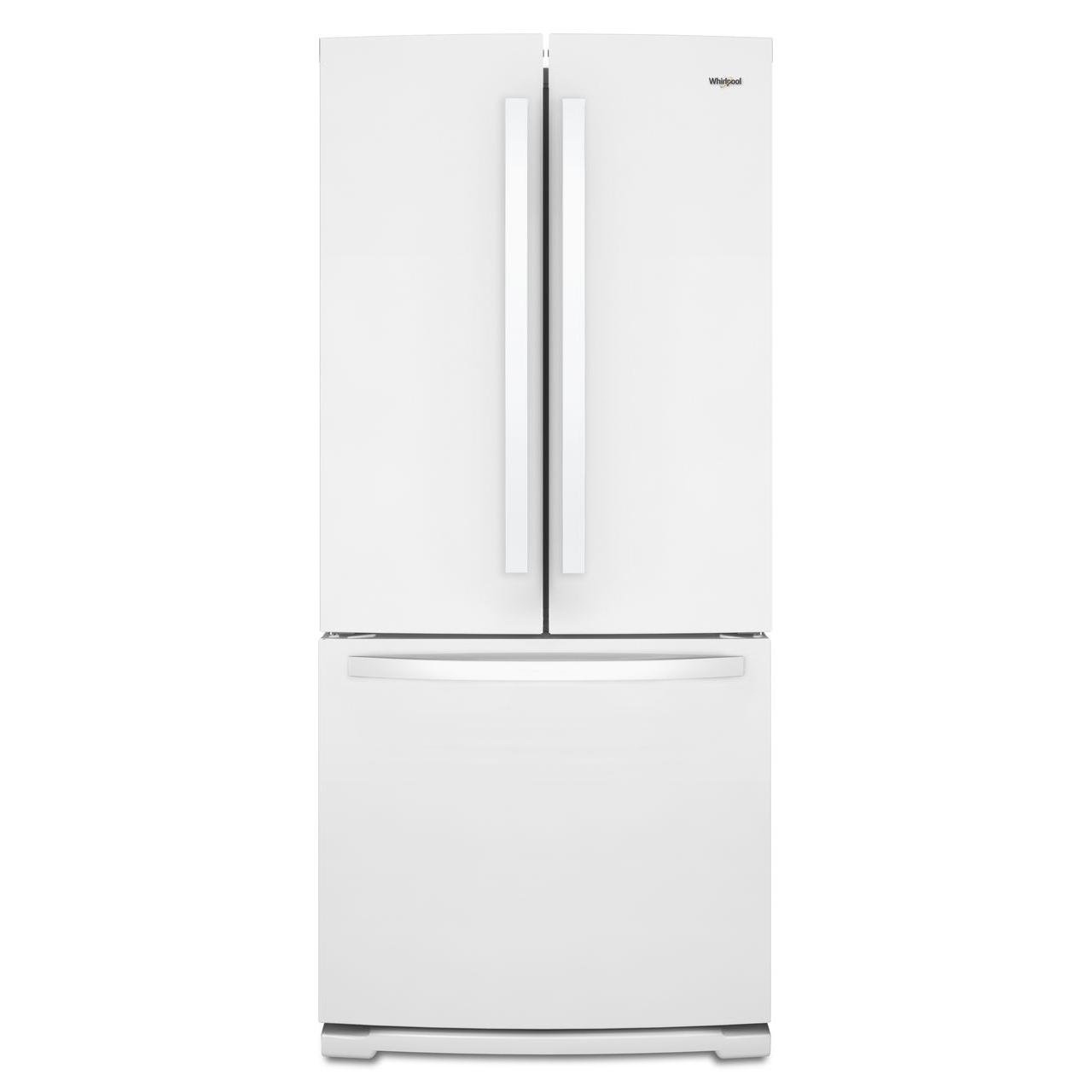 Whirlpool 30-inch, 19.68 cu.ft. Freestanding French 3-Door Refrigerator with FreshFlow™ Air Filter WRF560SFHW IMAGE 1
