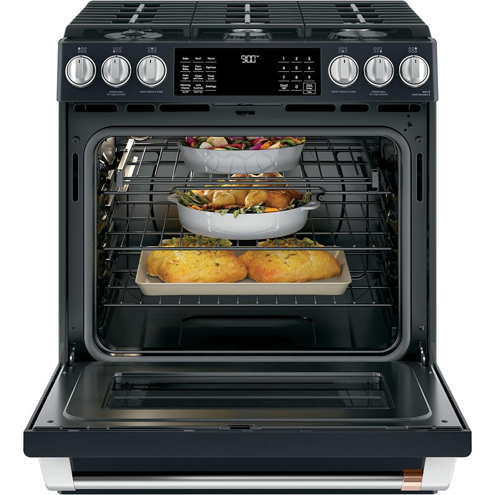 Café 30-inch Slide-In Dual Fuel Range with Warming Drawer CC2S900P3MD1 IMAGE 4