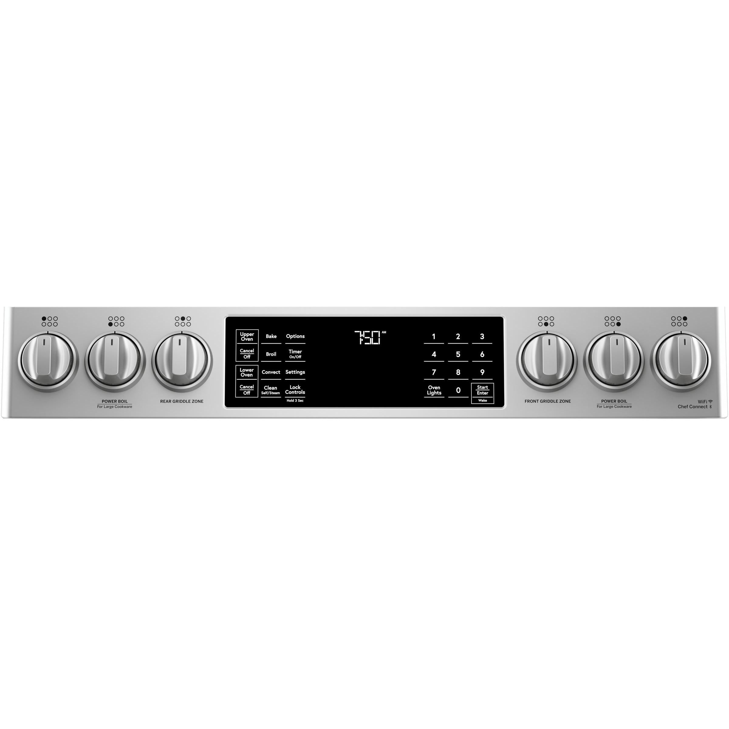 Café 30-inch Slide-in Gas Double Oven Range with Convection Technology CCGS750P2MS1 IMAGE 8