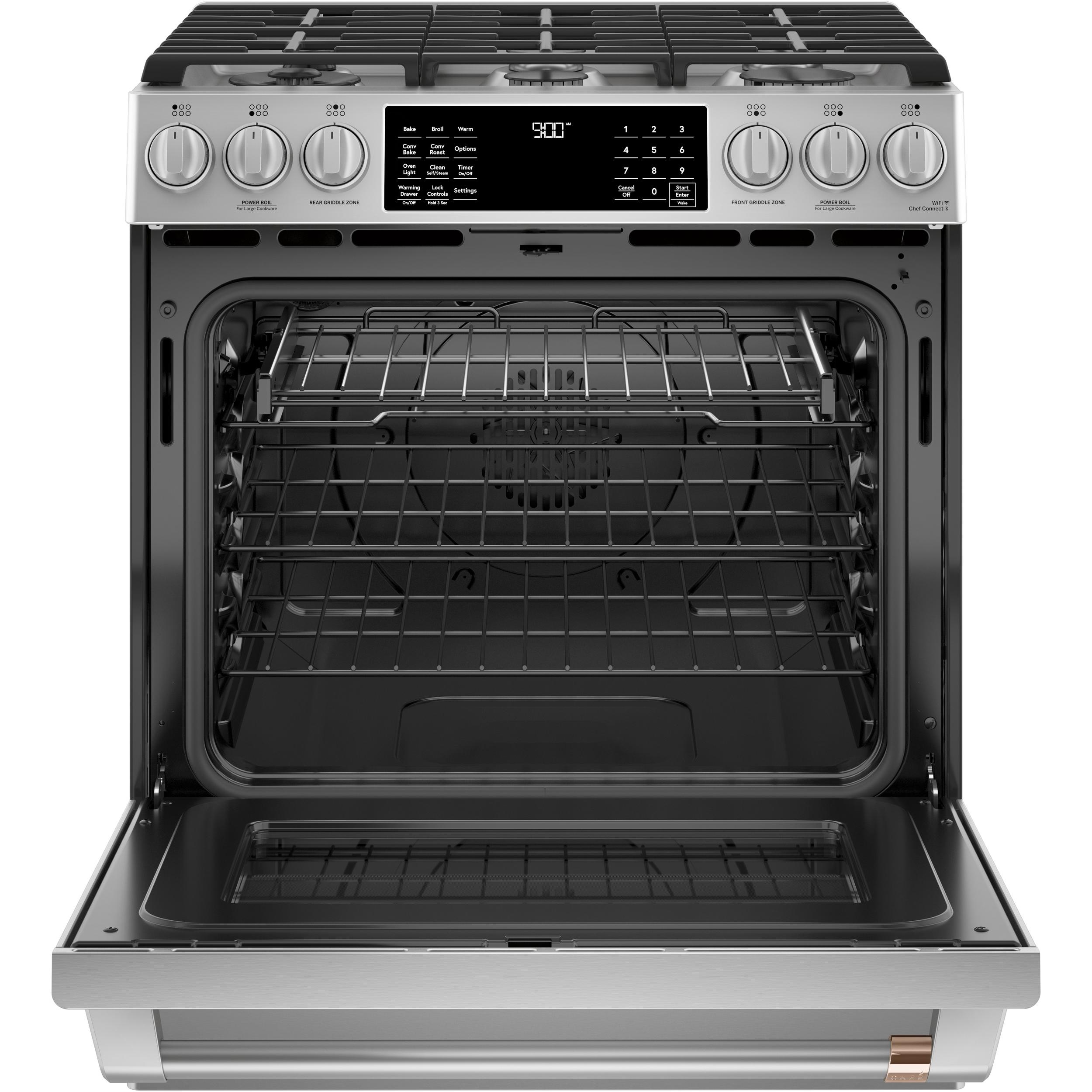Café 30-inch Slide-in Dual-Fuel Range with Convection Technology CC2S900P2MS1 IMAGE 5