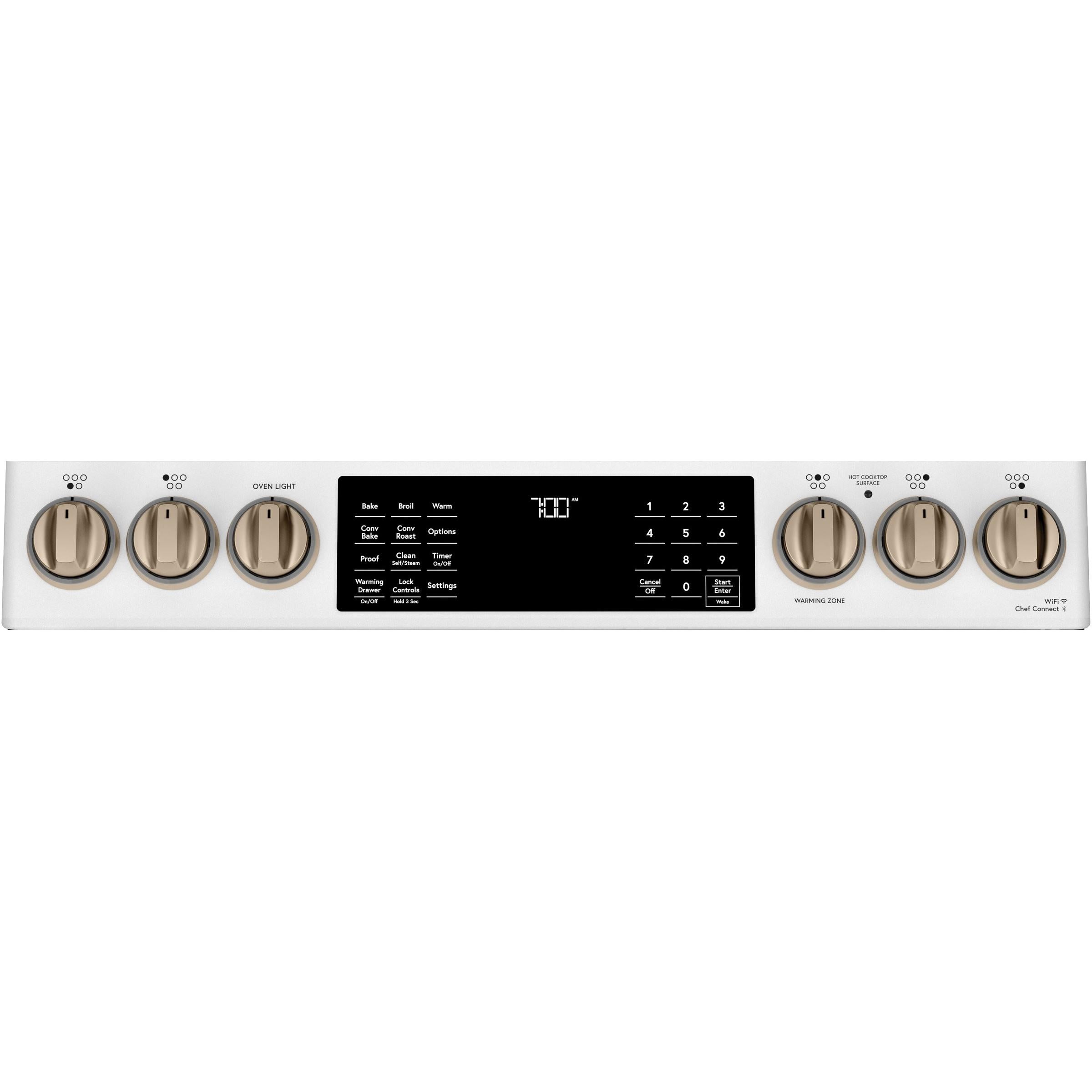 Café 30-inch Slide-in Electric Range with Warming Drawer CCES700P4MW2 IMAGE 4