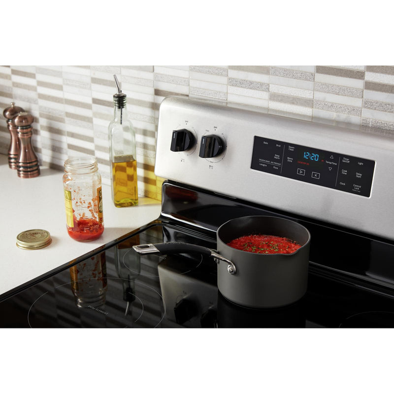 Whirlpool 30-inch Freestanding Electric Range with Frozen Bake™ Technology YWFE505W0JZ IMAGE 12