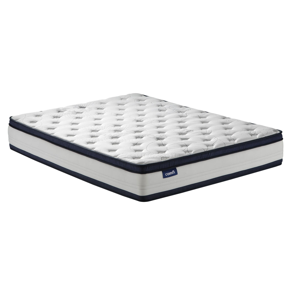 Serta castleview cushion firm online pillowtop queen mattress set