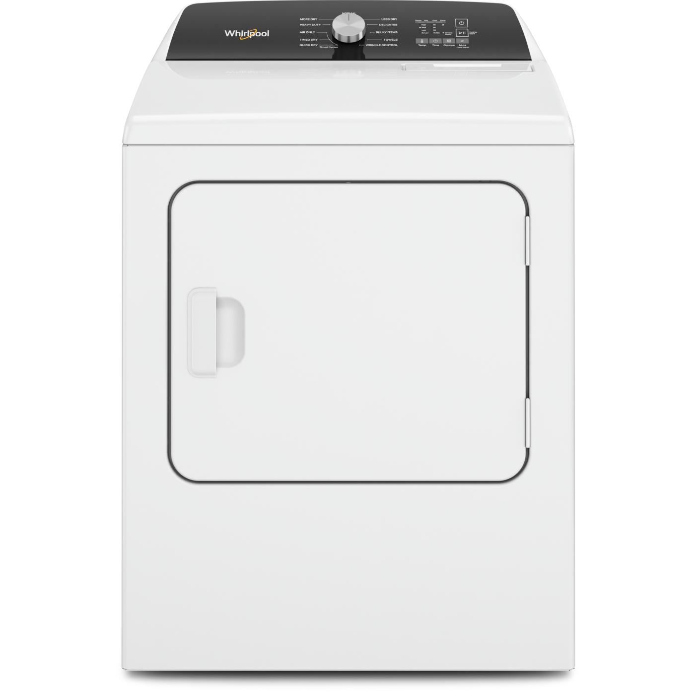 Whirlpool 7.0 cu.ft. Electric Dryer with Moisture Sensing YWED5010LW IMAGE 1
