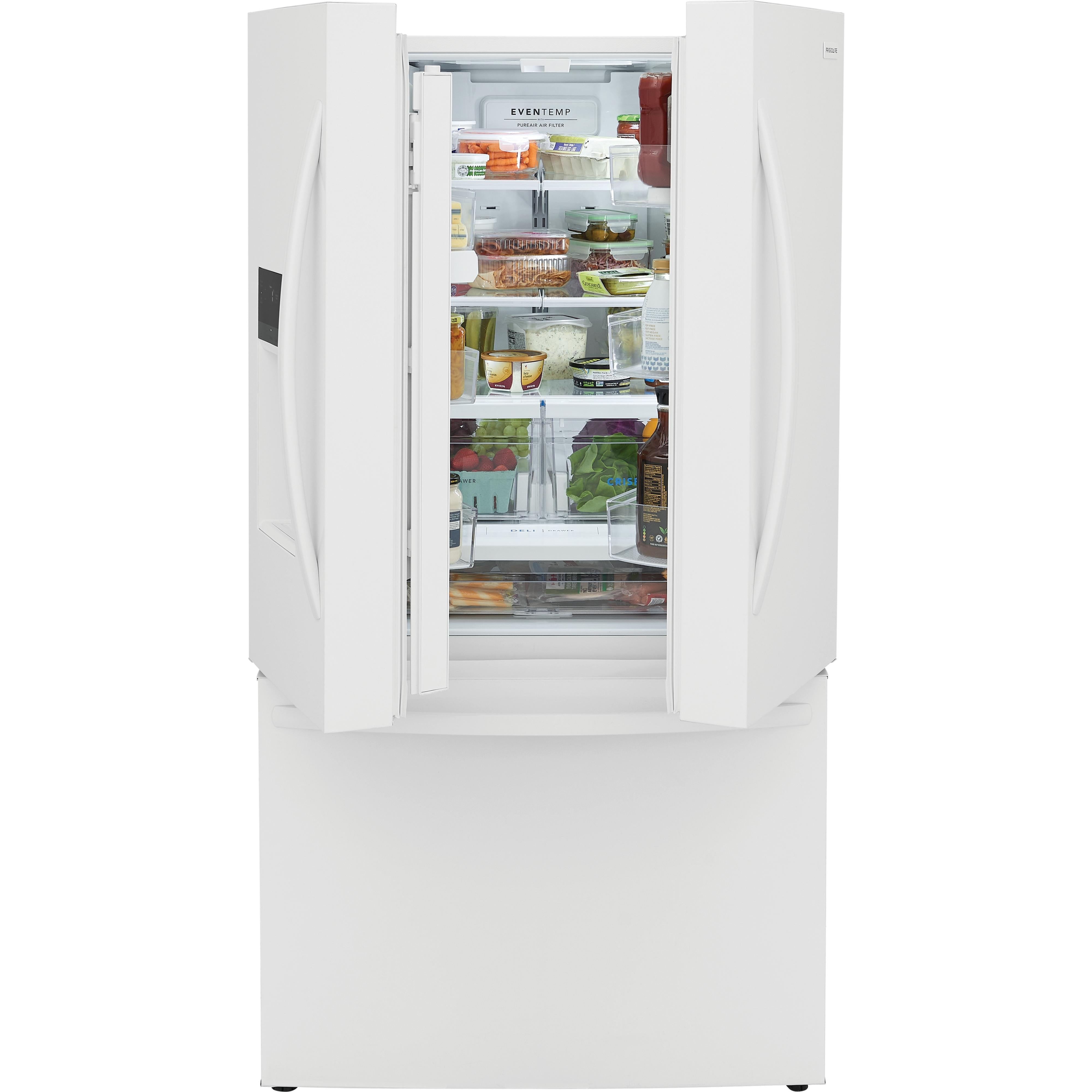Frigidaire 36-inch, 27.8 cu. ft. French 3-Door Refrigerator with Dispenser FRFS2823AW IMAGE 4
