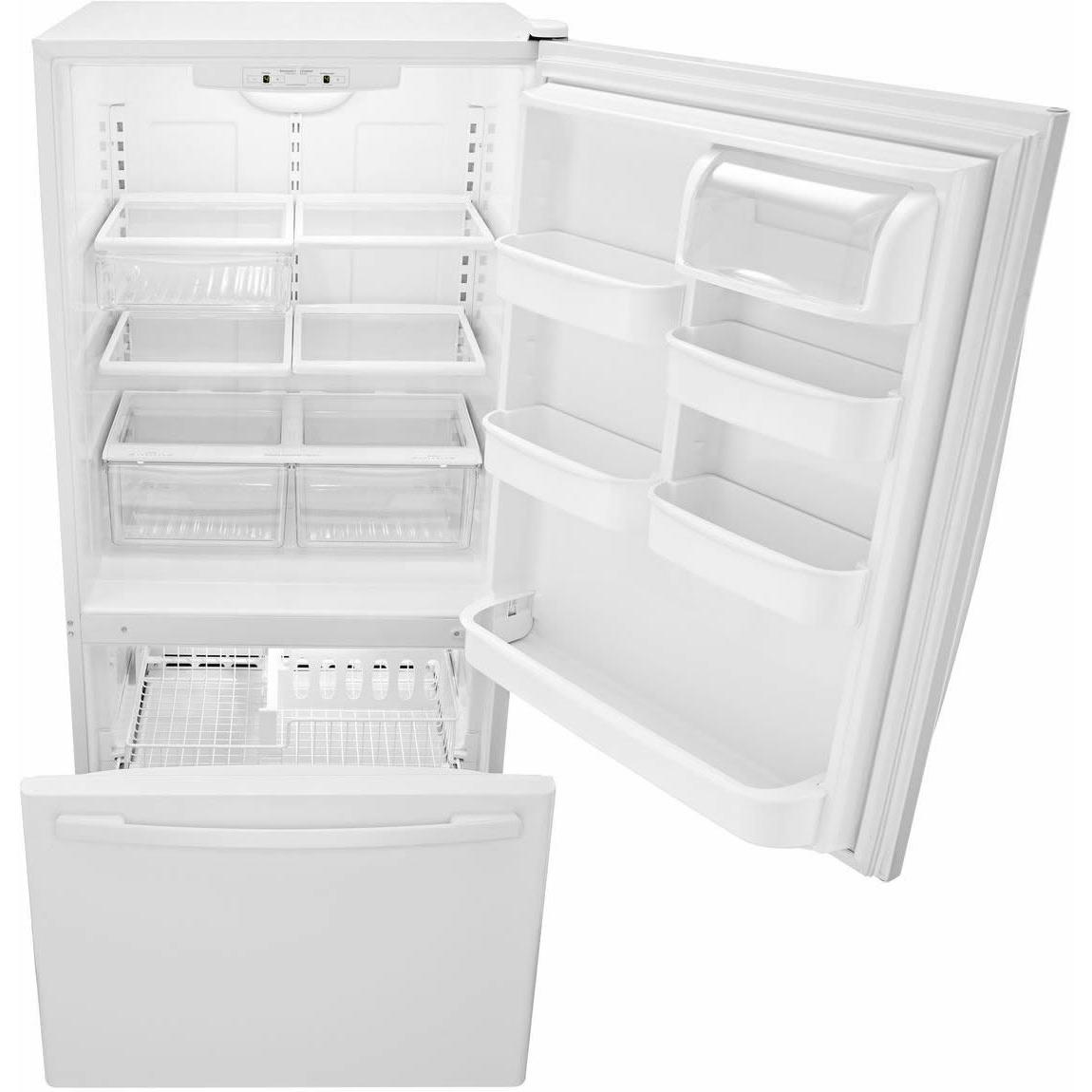  Amana 33in 22cu.ft. Bottom Mount Freezer Refrigerator ABB2224BRW IMAGE 2