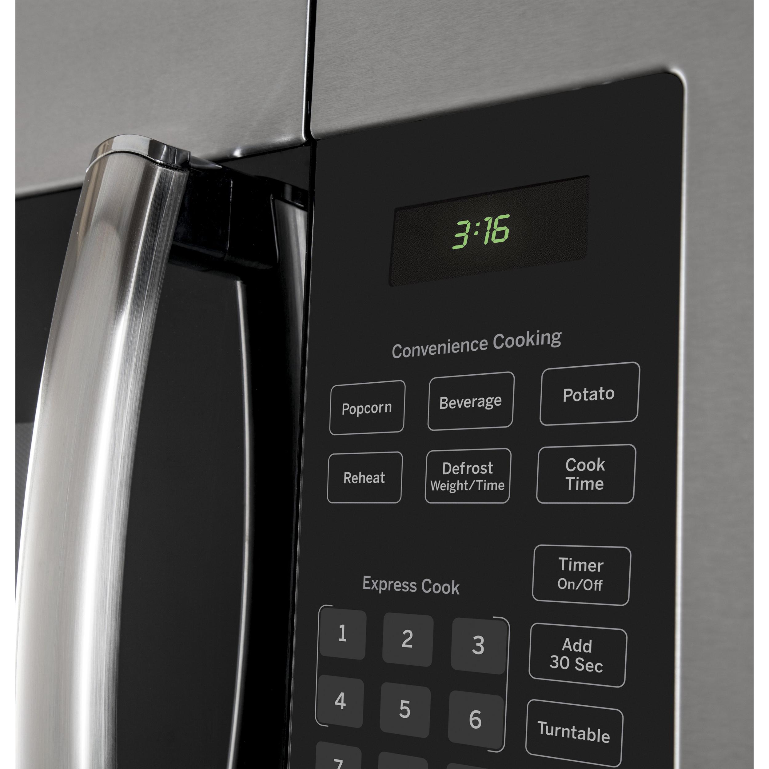  GE 30-inch, 1.6 cu. ft. Over-the-Range Microwave Oven JVM1635SFC IMAGE 3